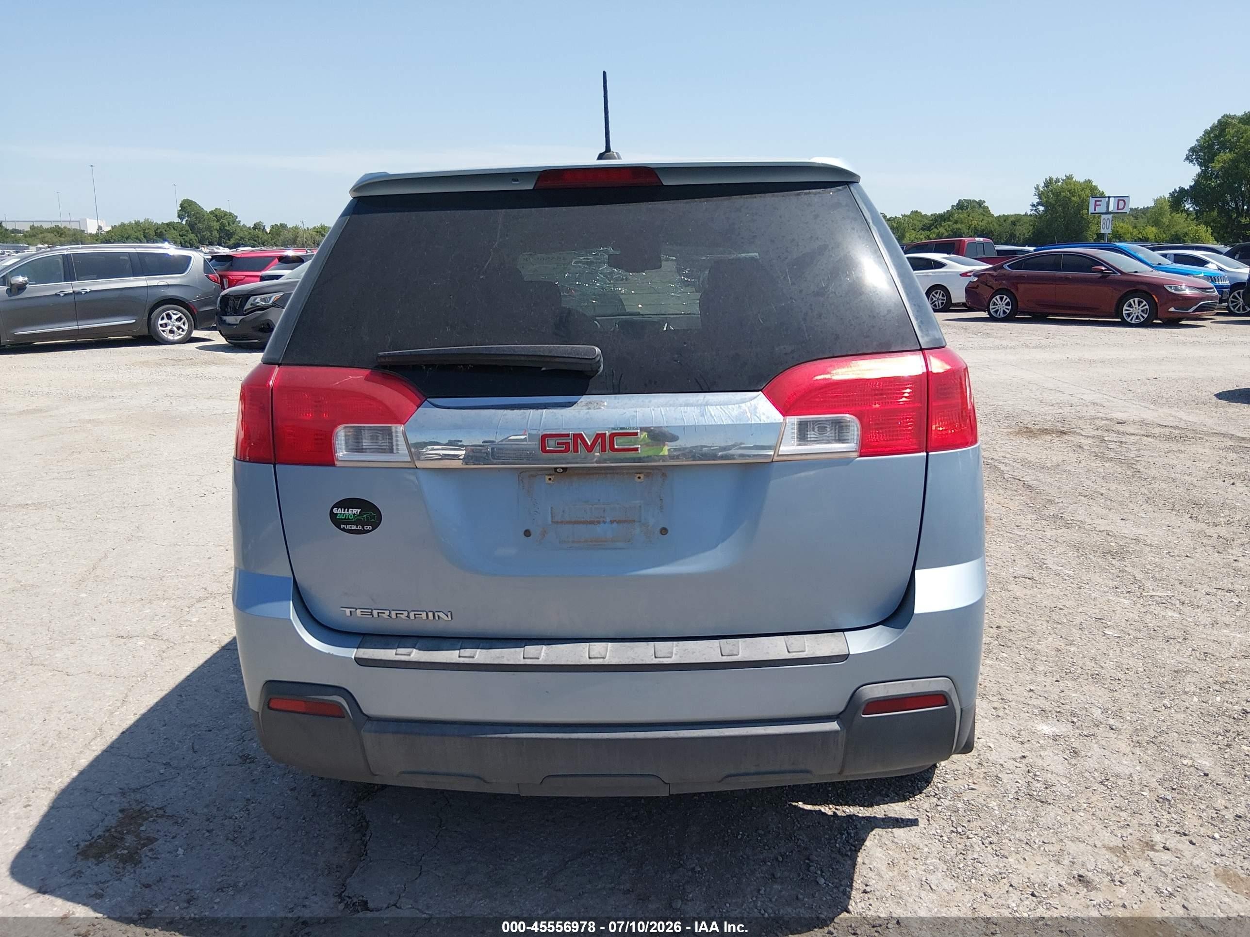 2015 Gmc Terrain Sle-1 Blue vin: 2GKALMEK1F6193695