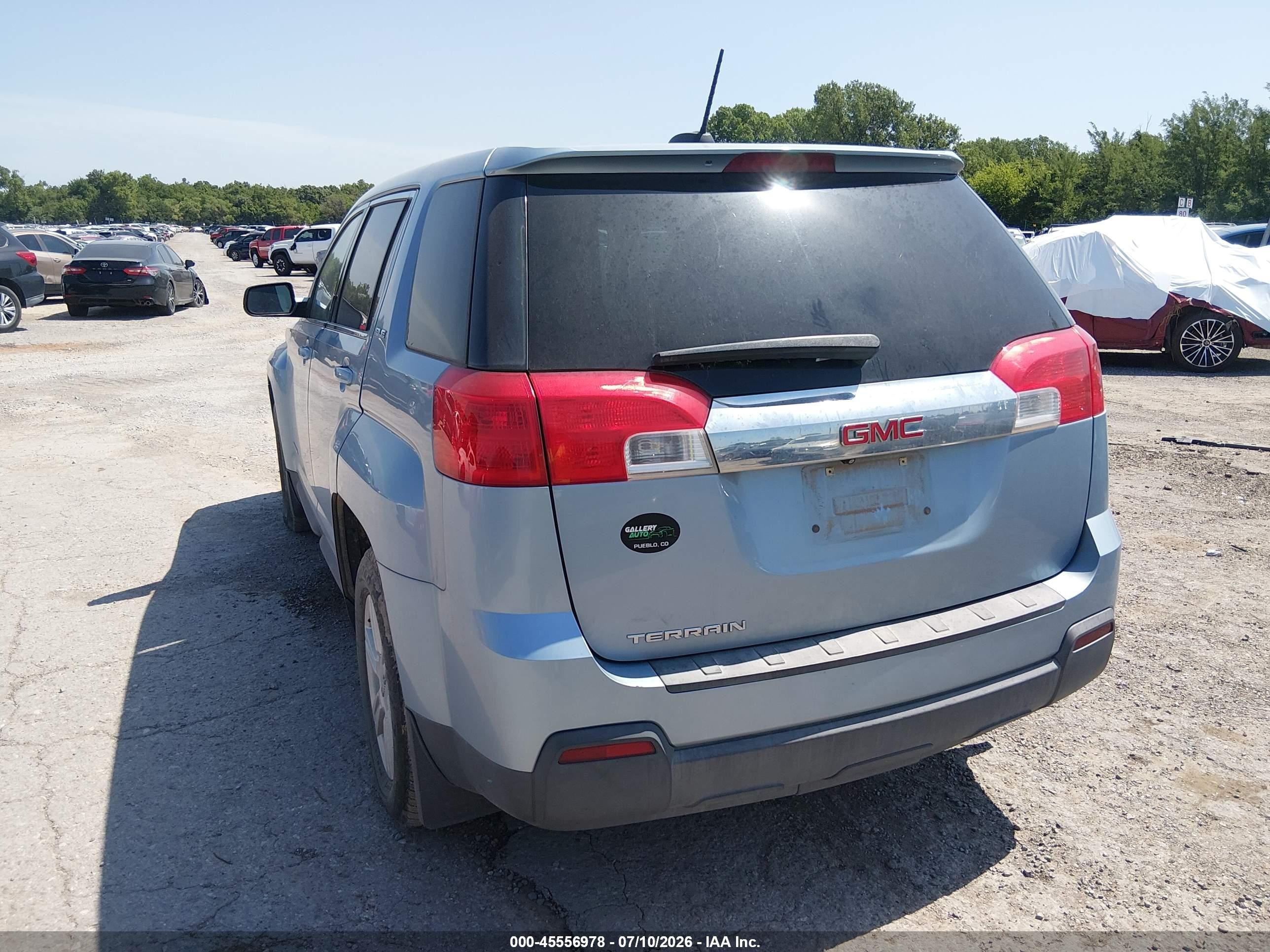 2015 Gmc Terrain Sle-1 Blue vin: 2GKALMEK1F6193695