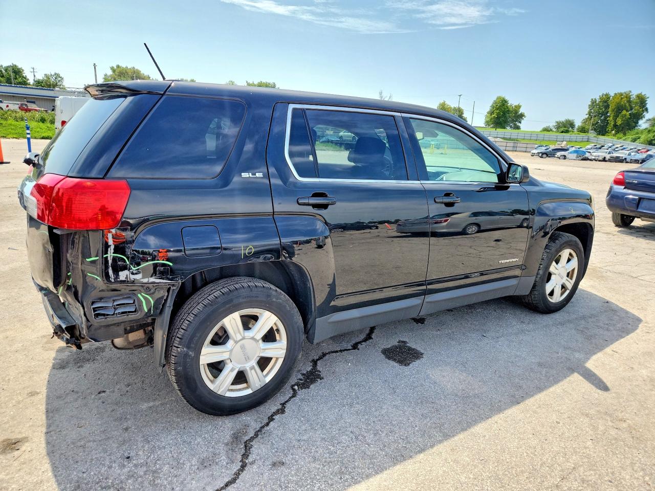 2015 Gmc Terrain Sle Black vin: 2GKALMEK1F6210155
