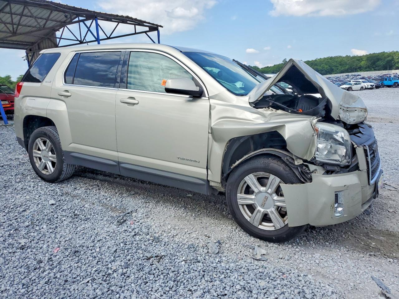 2015 Gmc Terrain Sle Beige vin: 2GKALMEK1F6214867