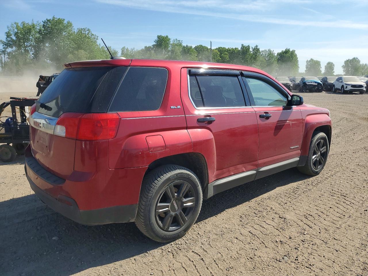2015 Gmc Terrain Sle Red vin: 2GKALMEK1F6234150