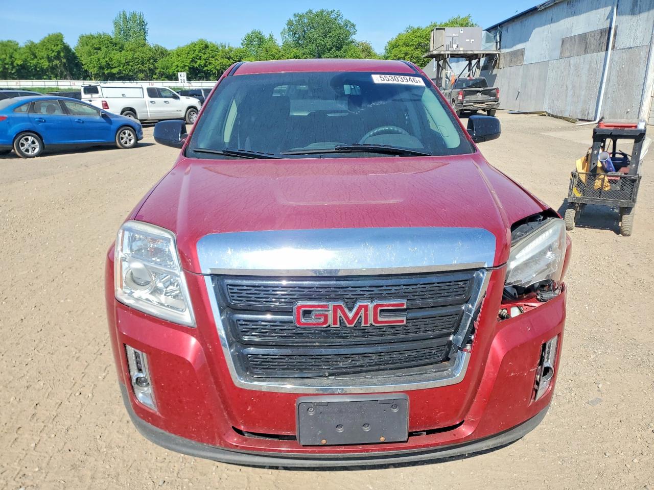 2015 Gmc Terrain Sle Red vin: 2GKALMEK1F6234150