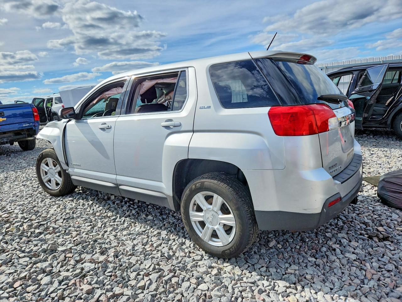 2015 Gmc Terrain Sle Silver vin: 2GKALMEK1F6262661