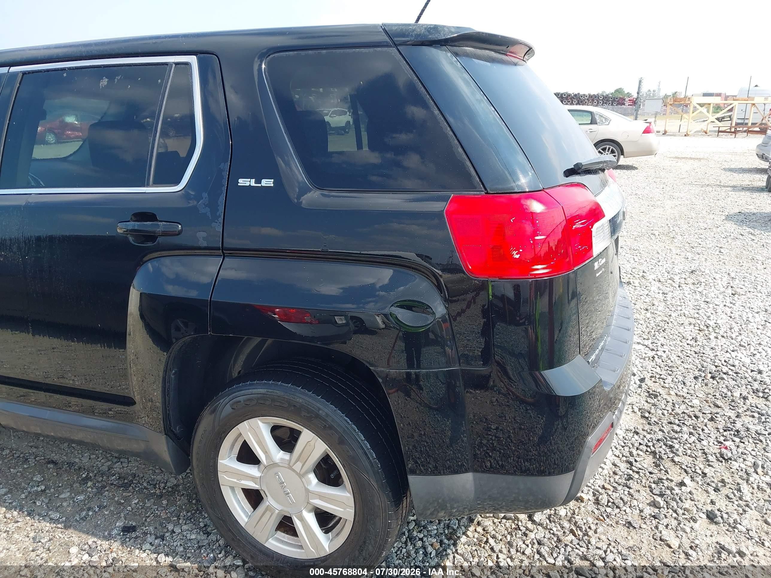 2015 Gmc Terrain Sle-1 Black vin: 2GKALMEK1F6271067