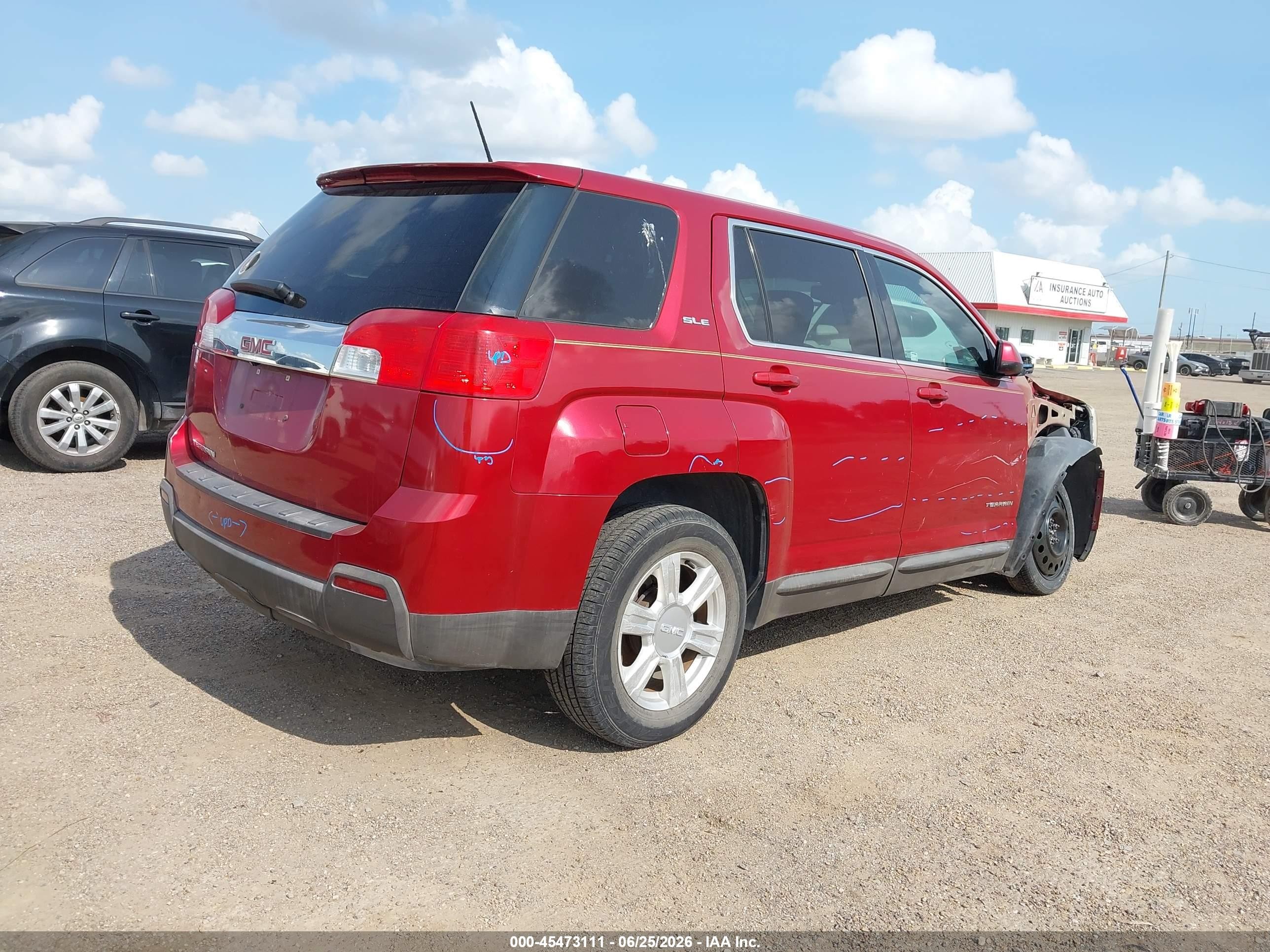 2015 Gmc Terrain Sle-1 Red vin: 2GKALMEK1F6320641