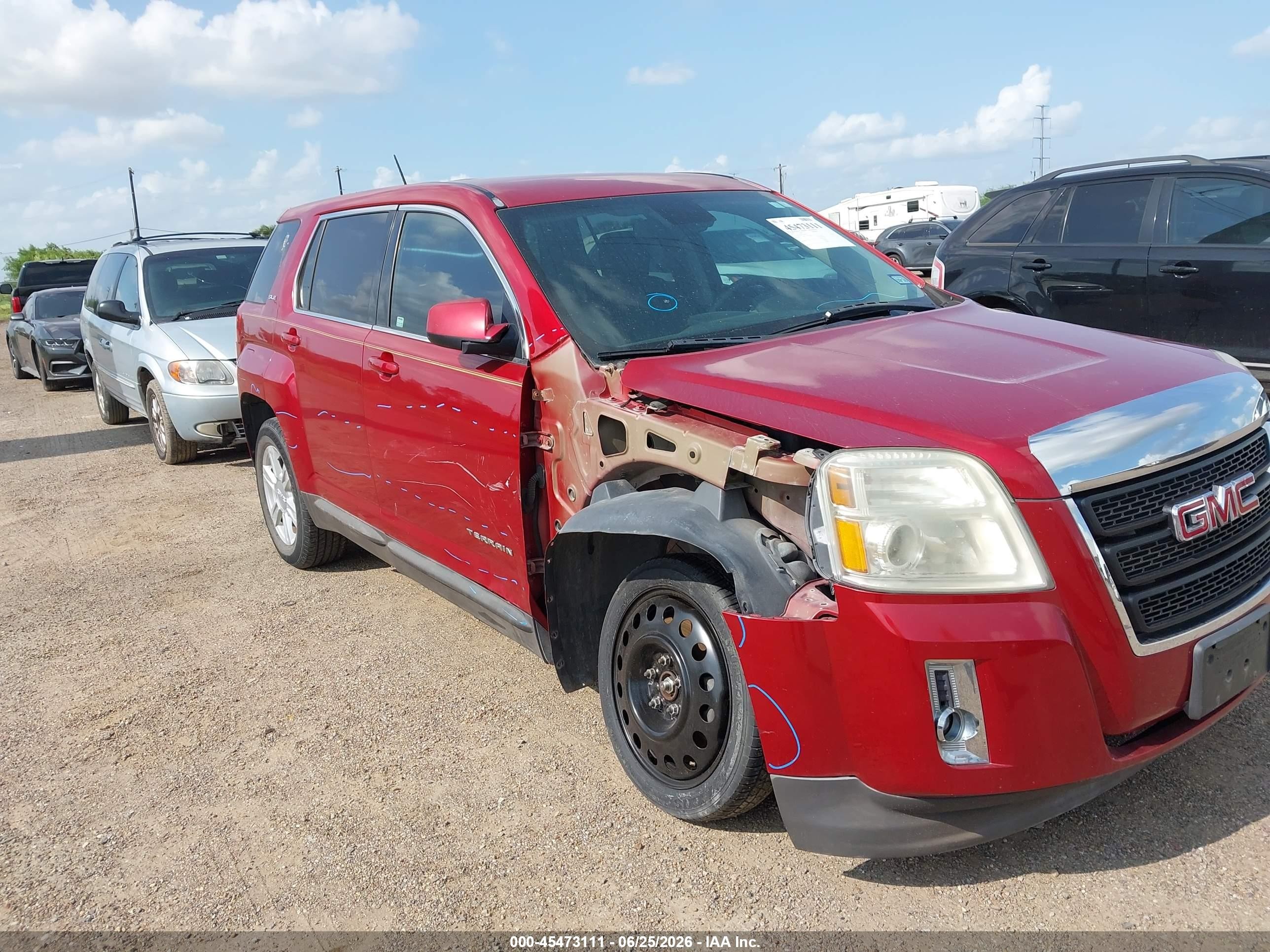 2015 Gmc Terrain Sle-1 Red vin: 2GKALMEK1F6320641