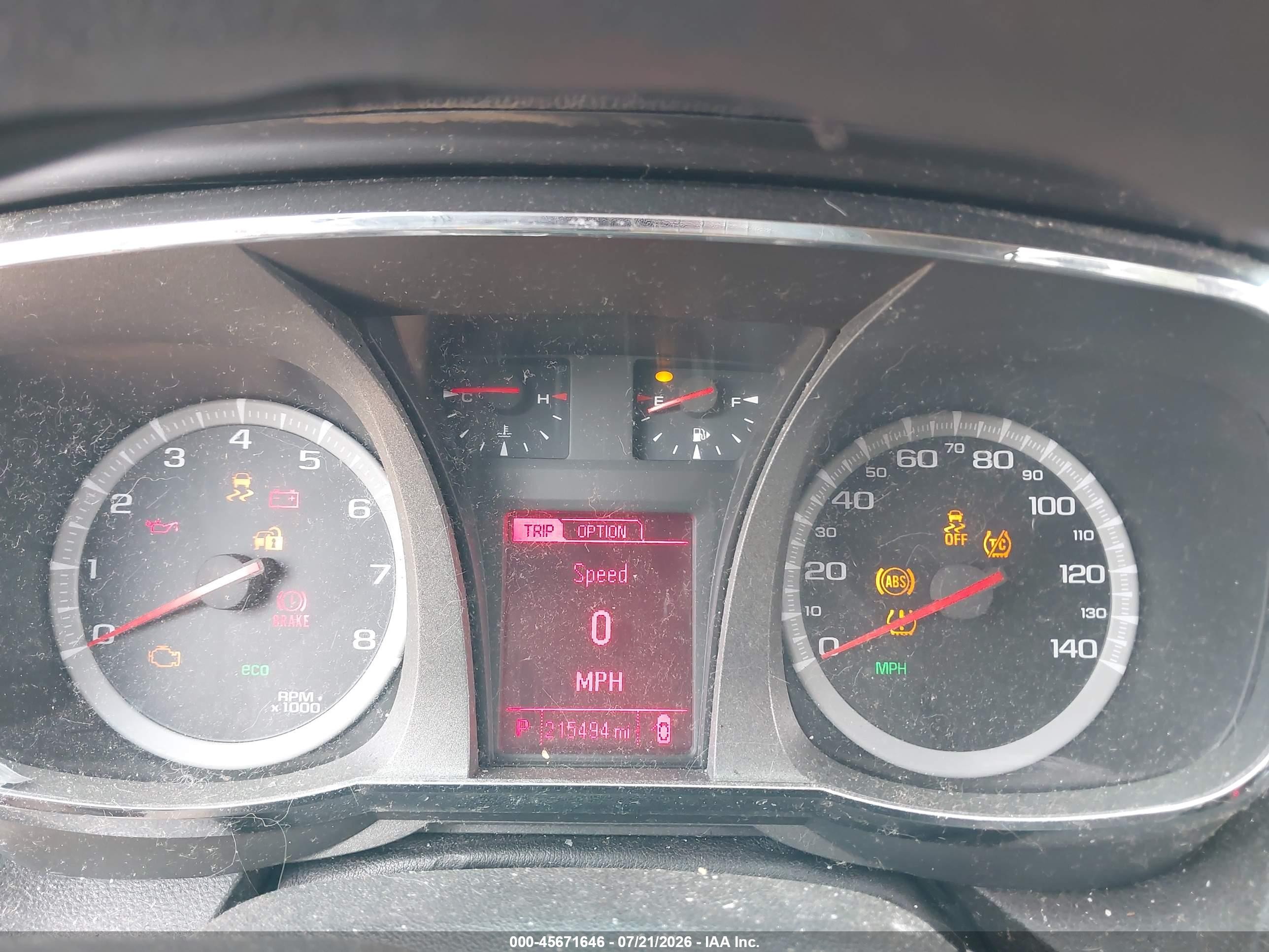 2015 Gmc Terrain Sle-1 Red vin: 2GKALMEK1F6350416