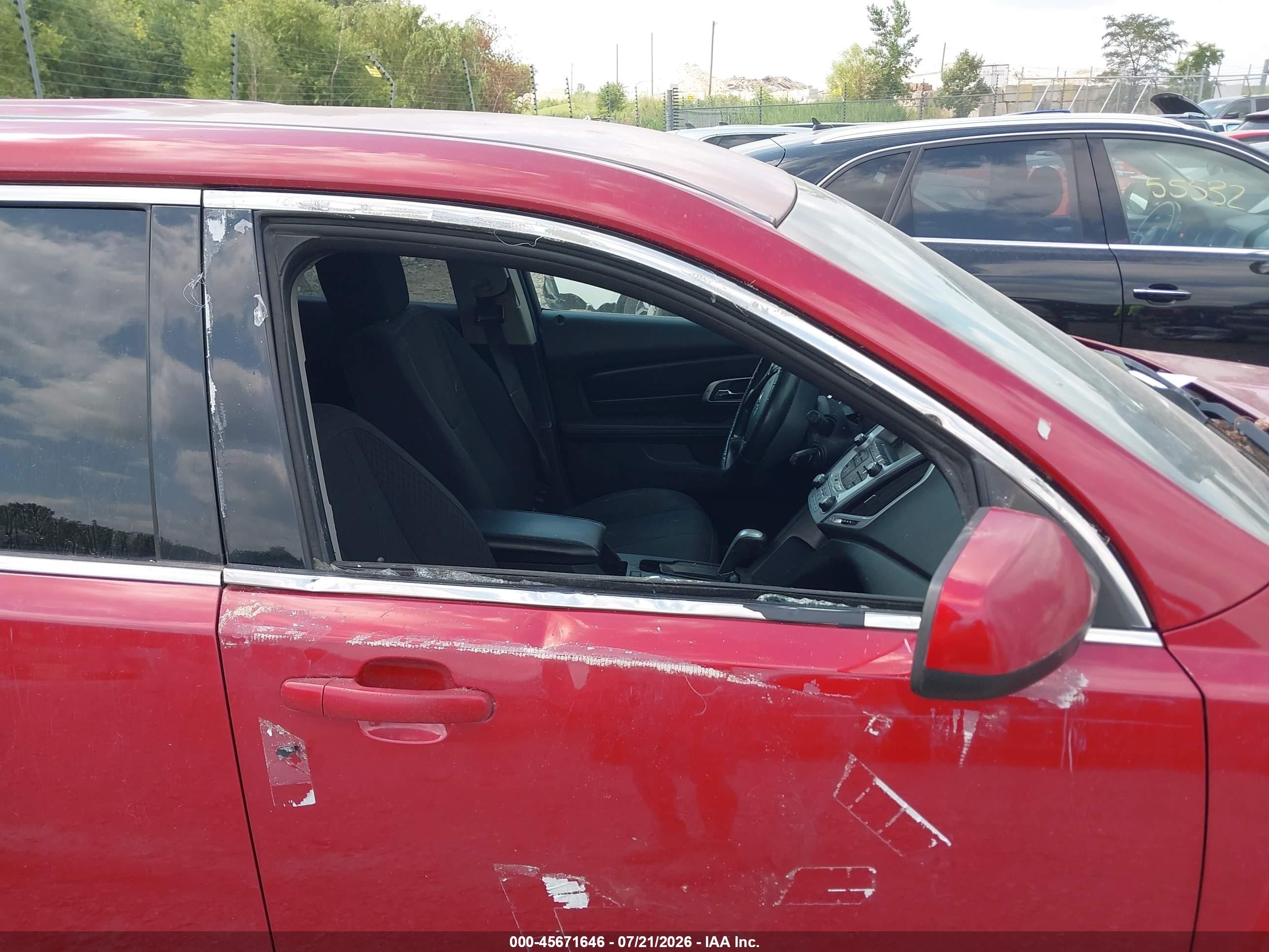 2015 Gmc Terrain Sle-1 Red vin: 2GKALMEK1F6350416