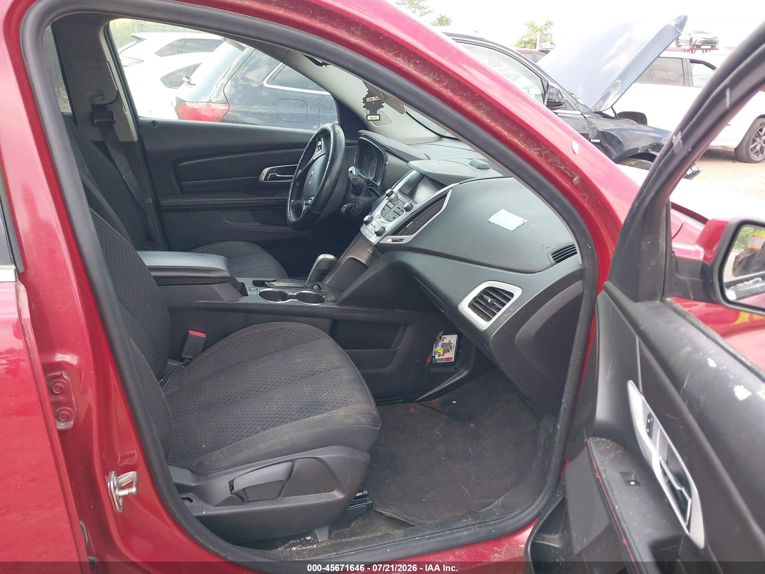 2015 Gmc Terrain Sle-1 Red vin: 2GKALMEK1F6350416