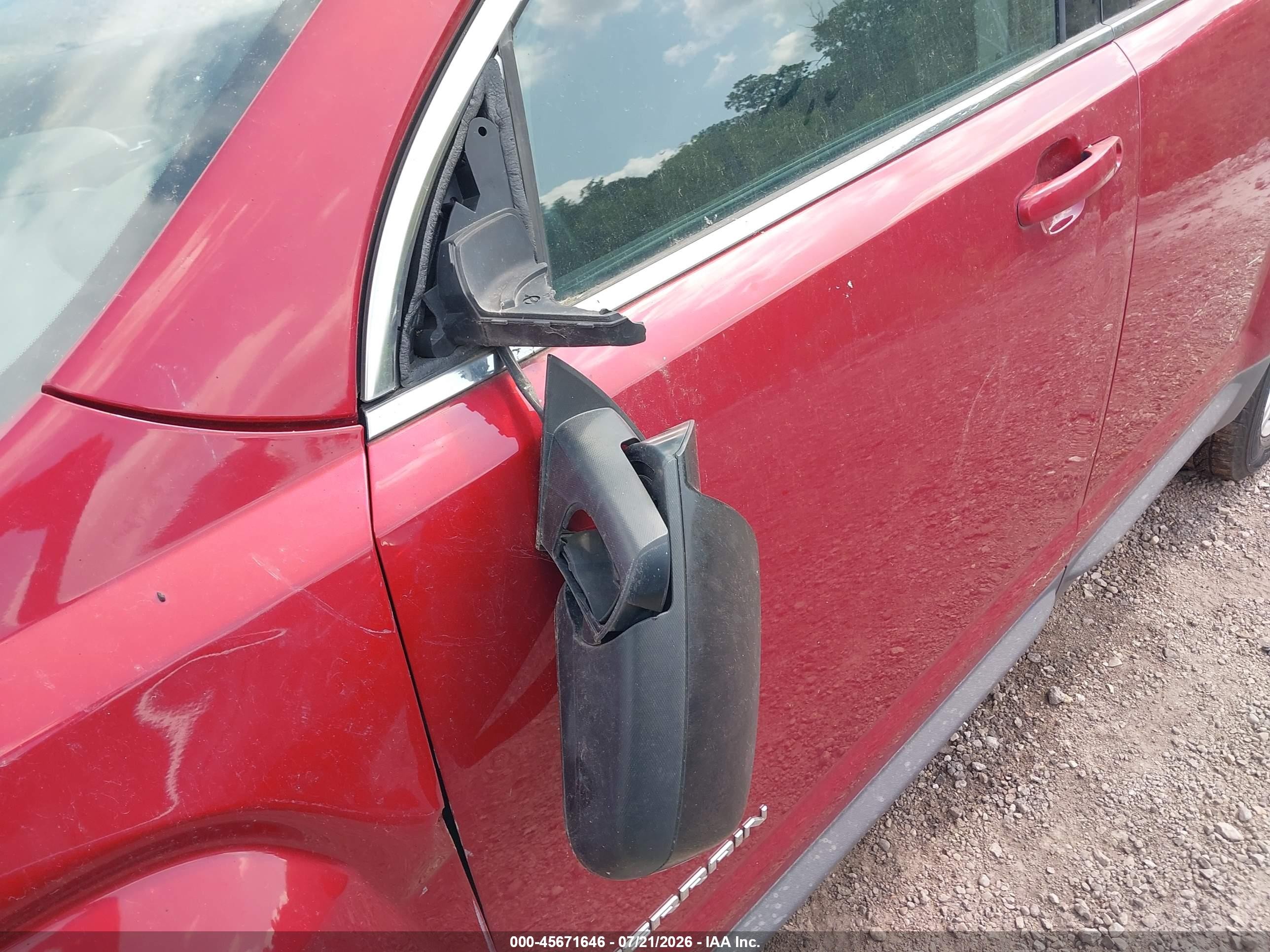 2015 Gmc Terrain Sle-1 Red vin: 2GKALMEK1F6350416