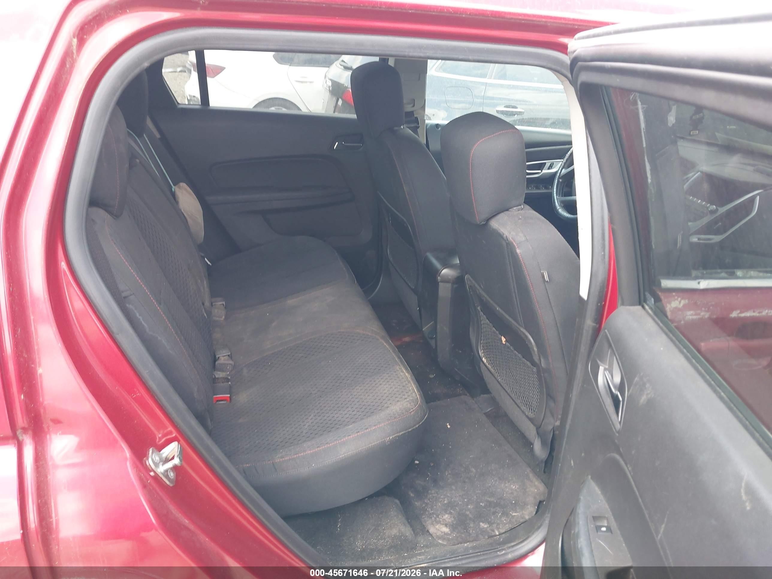 2015 Gmc Terrain Sle-1 Red vin: 2GKALMEK1F6350416