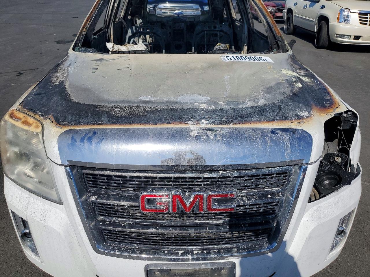 2015 Gmc Terrain Sle White vin: 2GKALMEK1F6363330