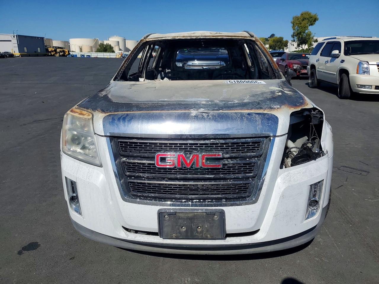2015 Gmc Terrain Sle White vin: 2GKALMEK1F6363330