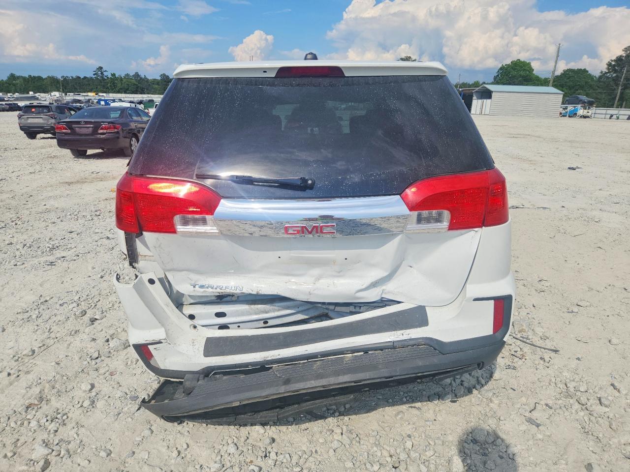 2016 Gmc Terrain Sle Белый vin: 2GKALMEK1G6253329