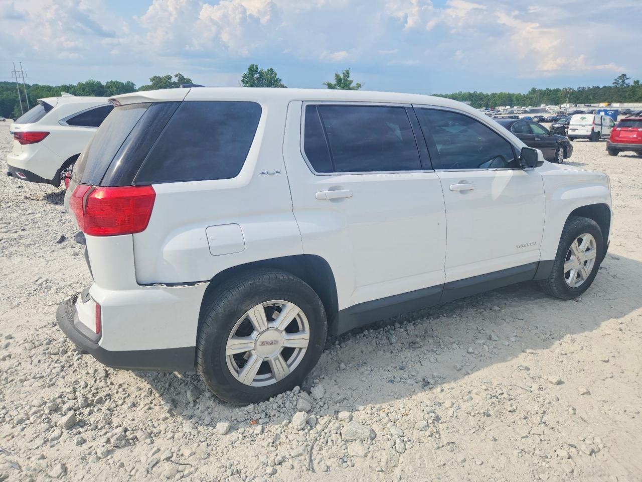 2016 Gmc Terrain Sle Белый vin: 2GKALMEK1G6253329