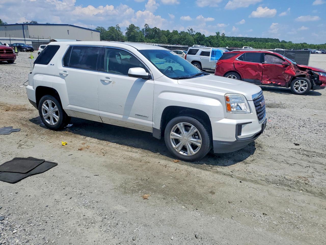 2017 Gmc Terrain Sle White vin: 2GKALMEK1H6278989