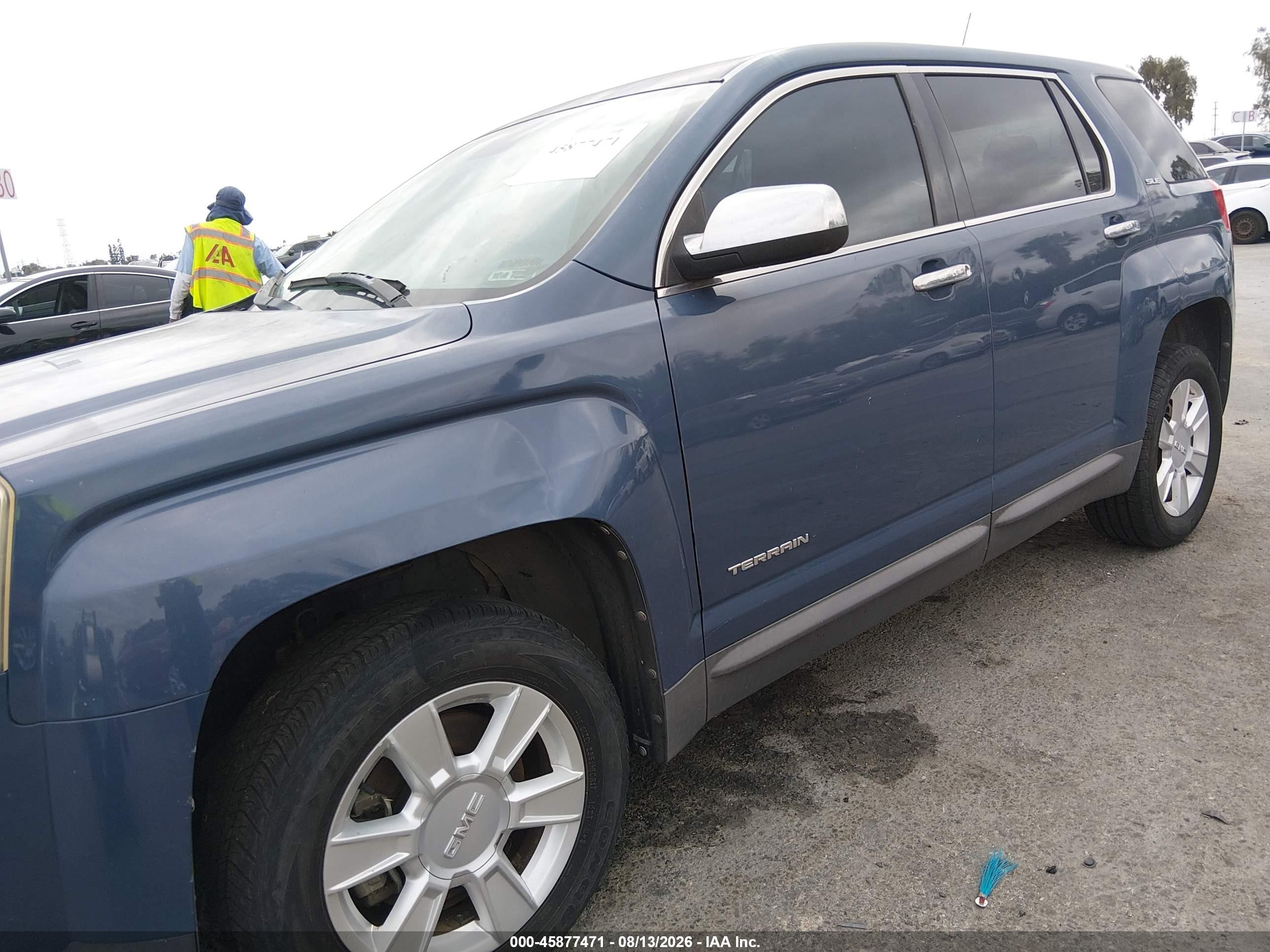 2012 Gmc Terrain Sle-1 Blue vin: 2GKALMEK2C6131024