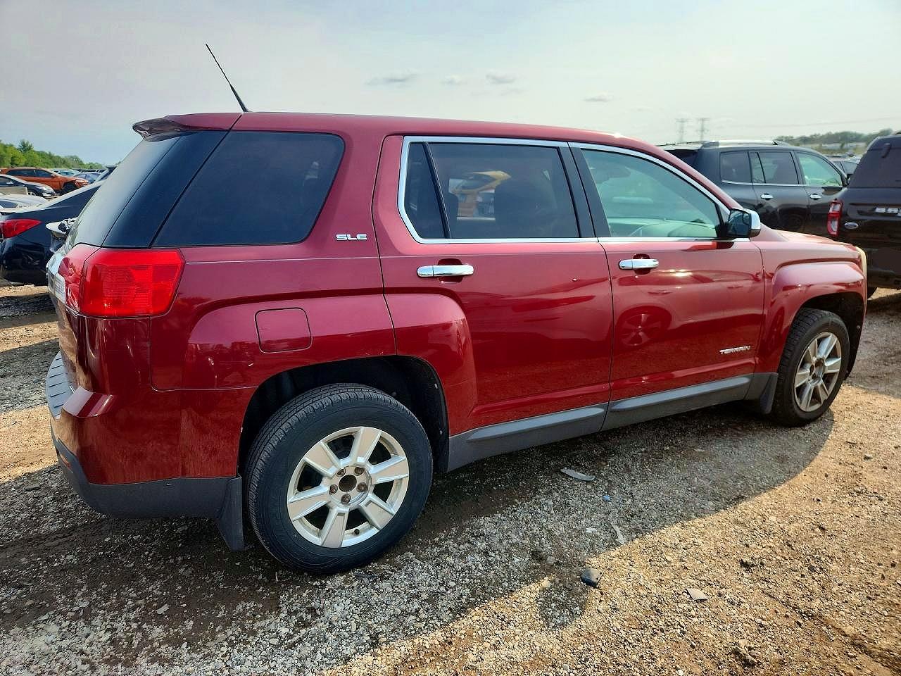 2012 Gmc Terrain Sle Burgundy vin: 2GKALMEK2C6259828