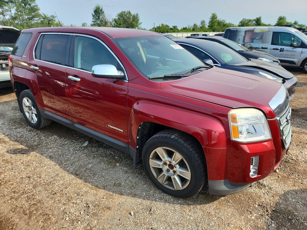 2012 Gmc Terrain Sle Burgundy vin: 2GKALMEK2C6259828