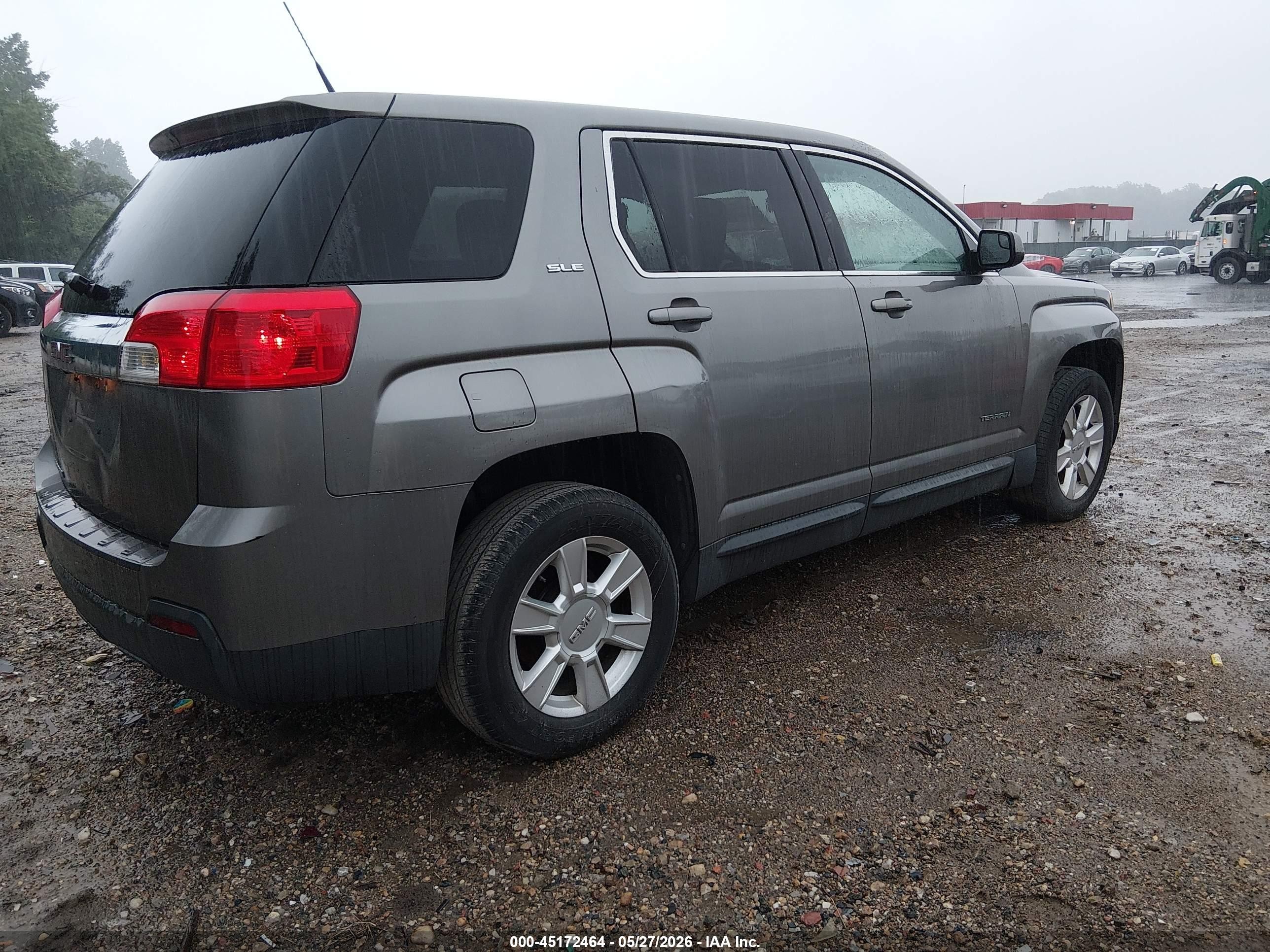2012 Gmc Terrain Sle-1 Gray vin: 2GKALMEK2C6290058