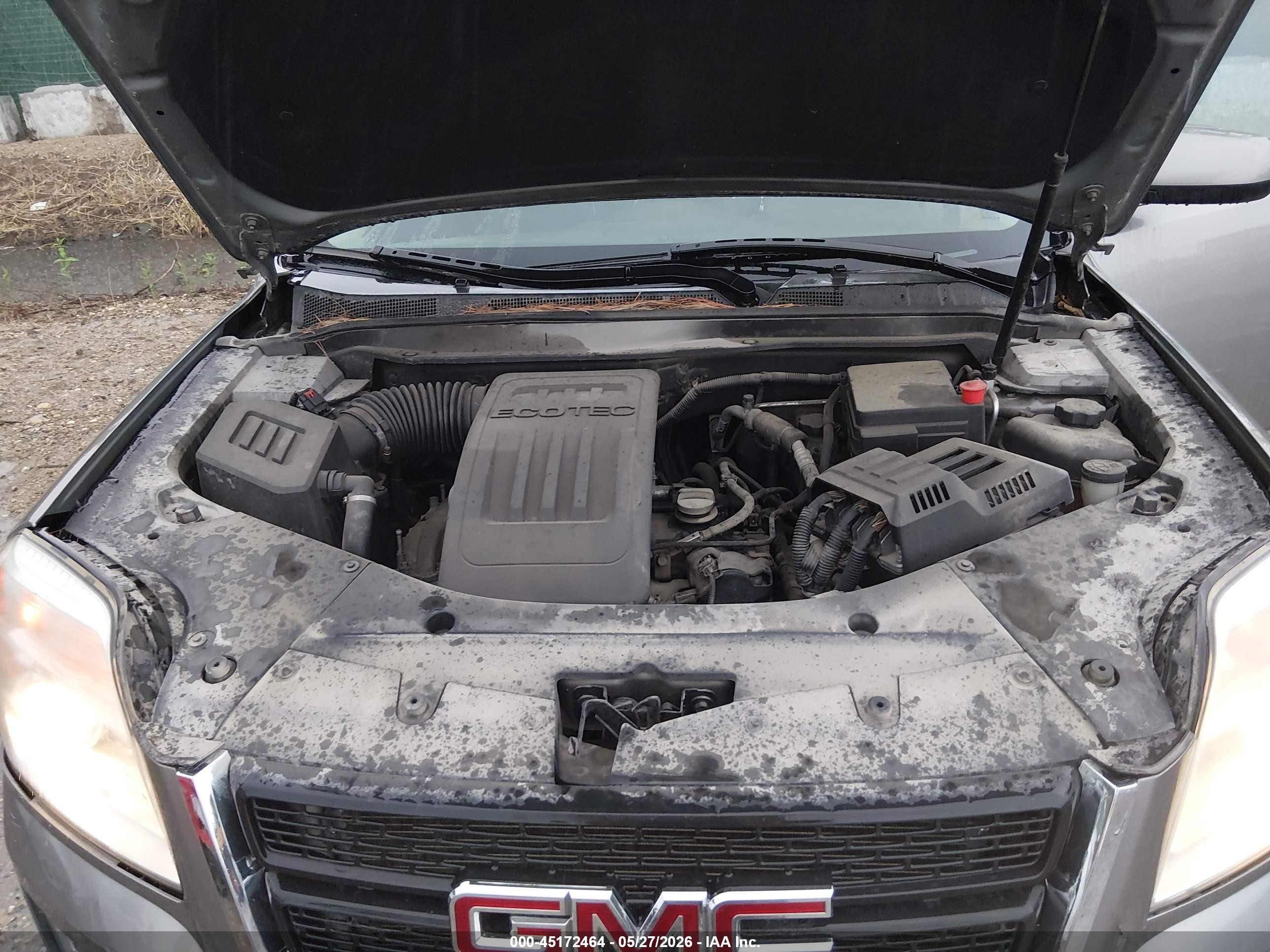 2012 Gmc Terrain Sle-1 Gray vin: 2GKALMEK2C6290058