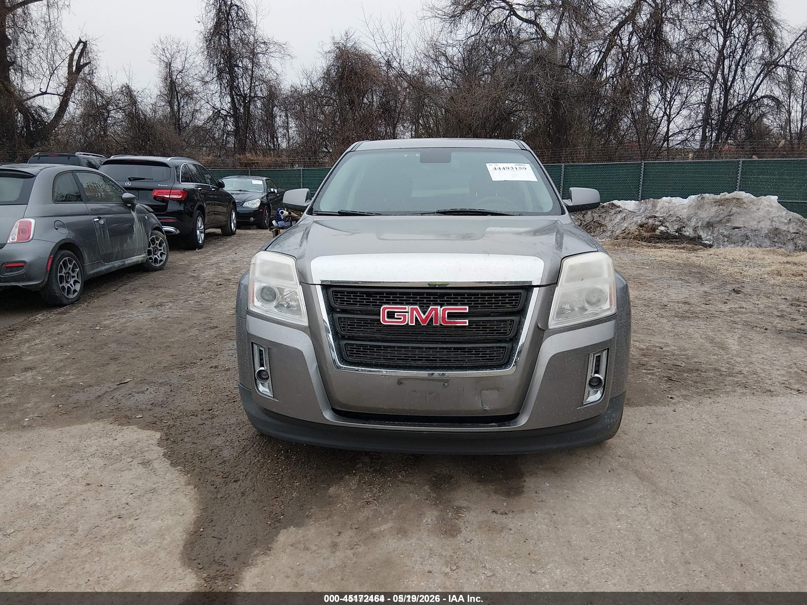 2012 Gmc Terrain Sle-1 Gray vin: 2GKALMEK2C6290058