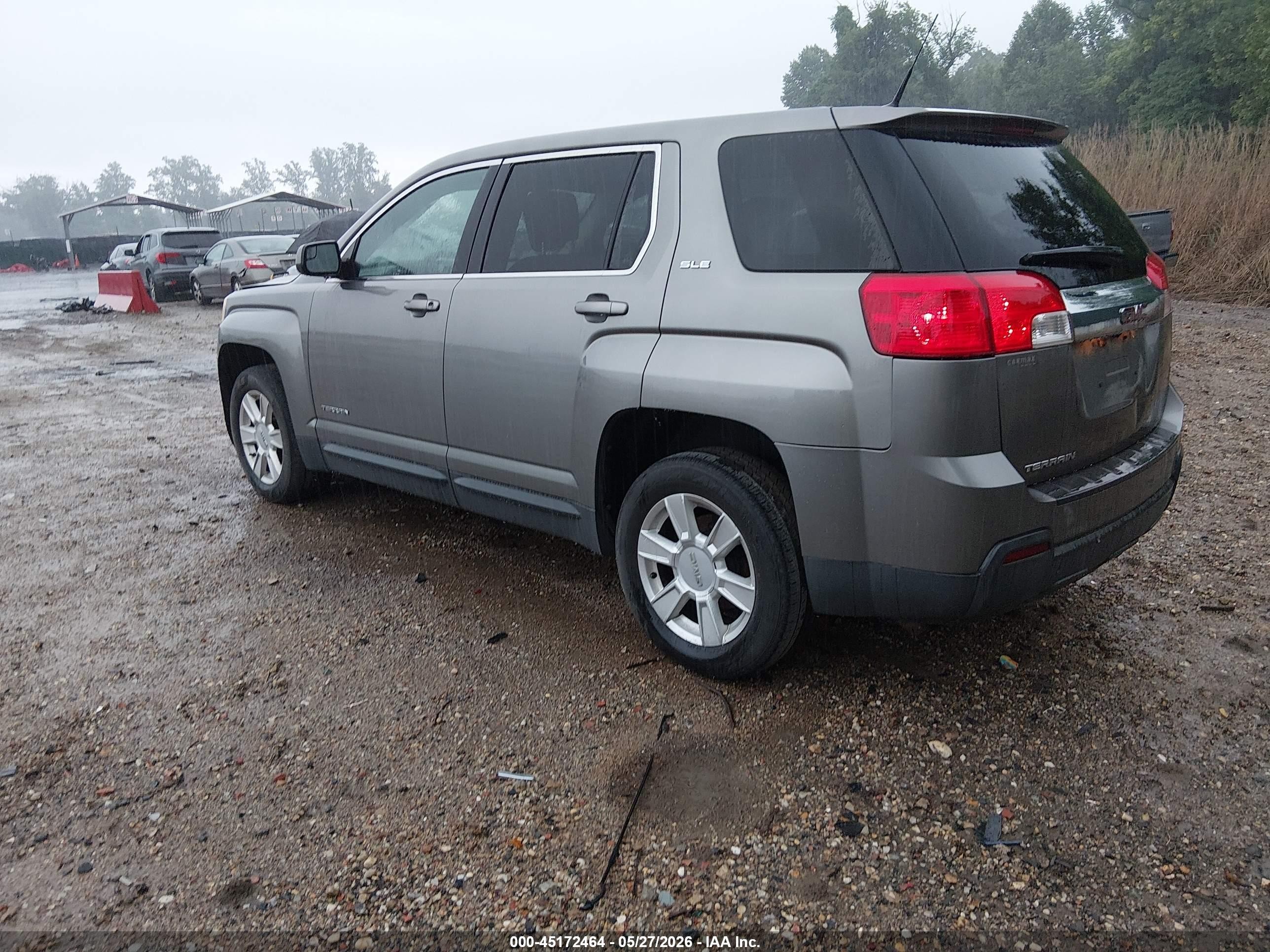 2012 Gmc Terrain Sle-1 Gray vin: 2GKALMEK2C6290058
