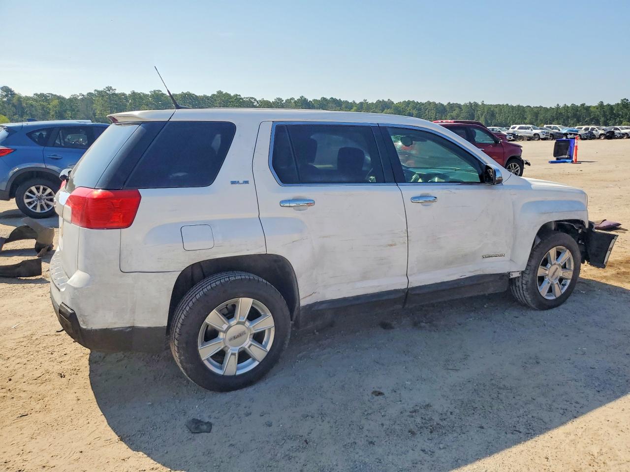 2012 Gmc Terrain Sle White vin: 2GKALMEK2C6314990