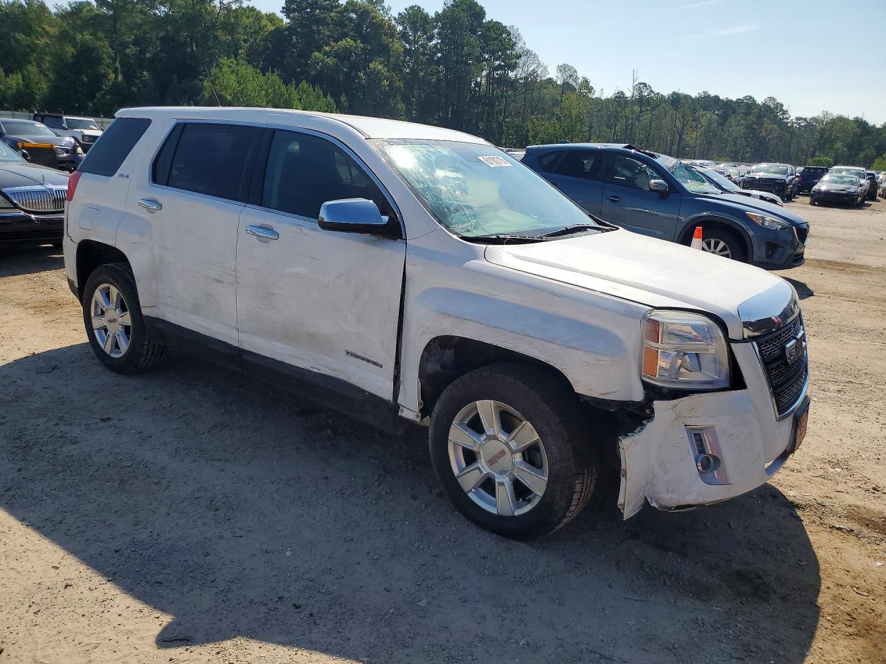 2012 Gmc Terrain Sle White vin: 2GKALMEK2C6314990
