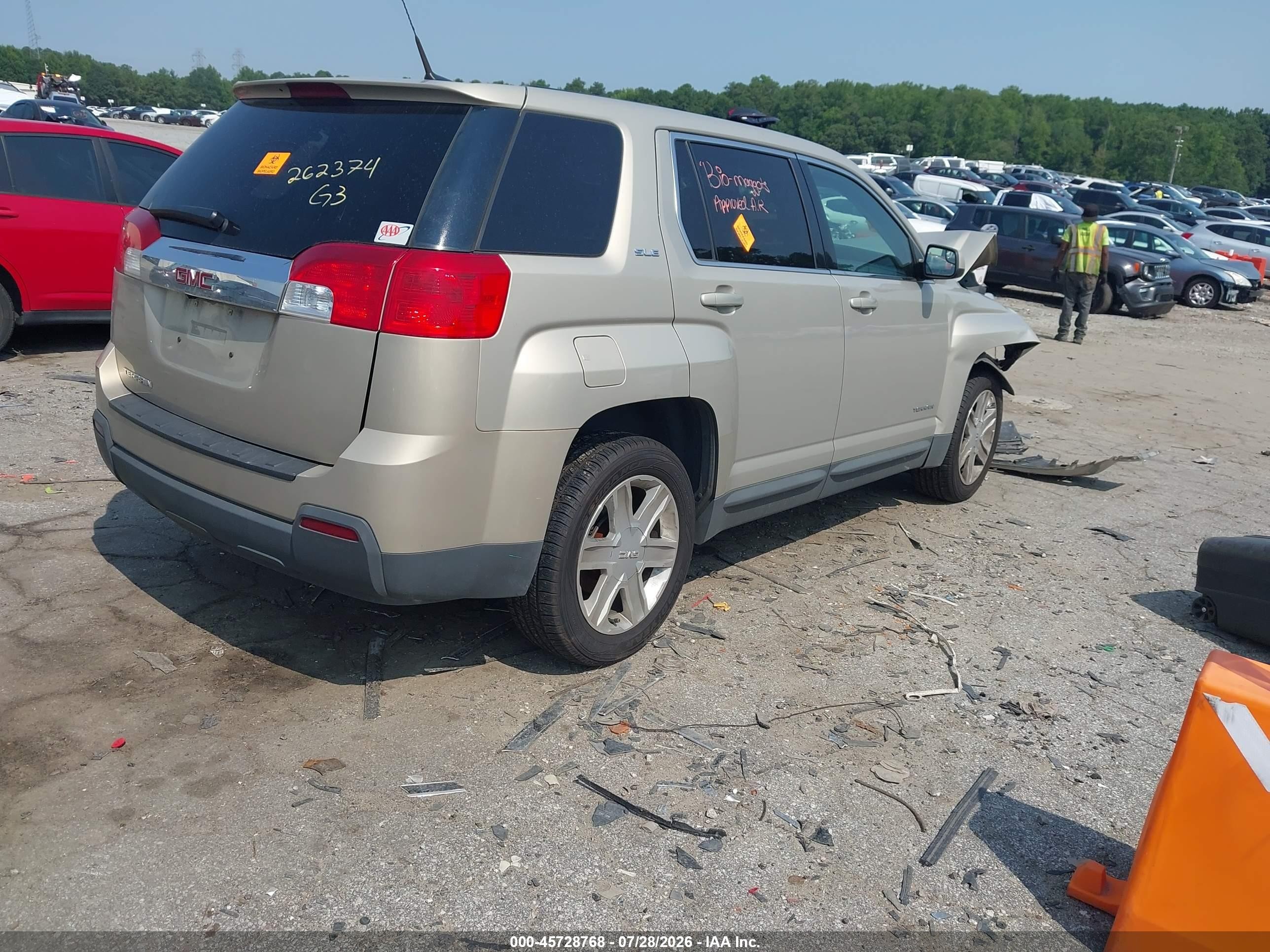 2012 Gmc Terrain Sle-1 Tan vin: 2GKALMEK2C6342093