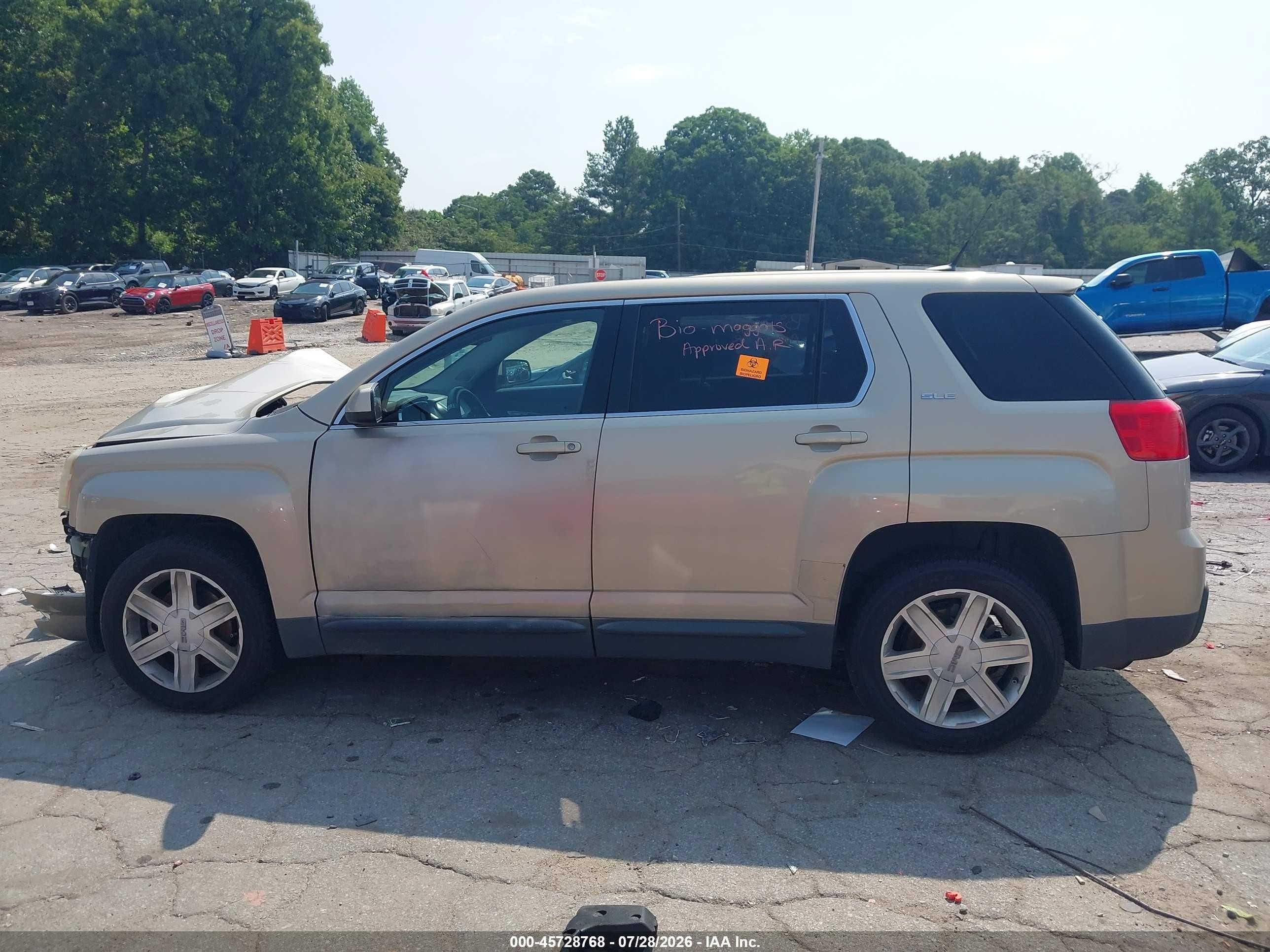 2012 Gmc Terrain Sle-1 Tan vin: 2GKALMEK2C6342093