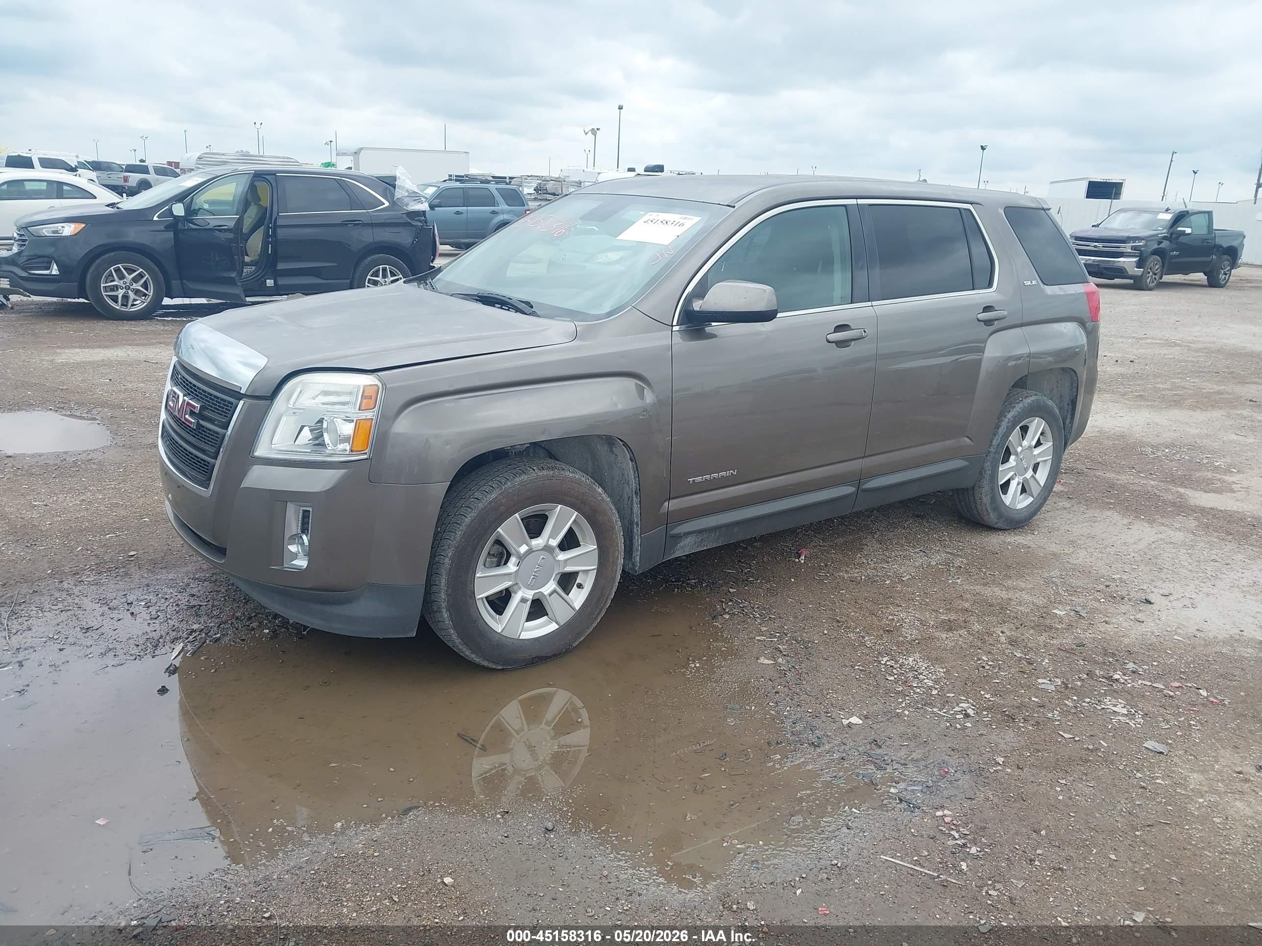 2012 Gmc Terrain Sle-1 Brown vin: 2GKALMEK2C6375630