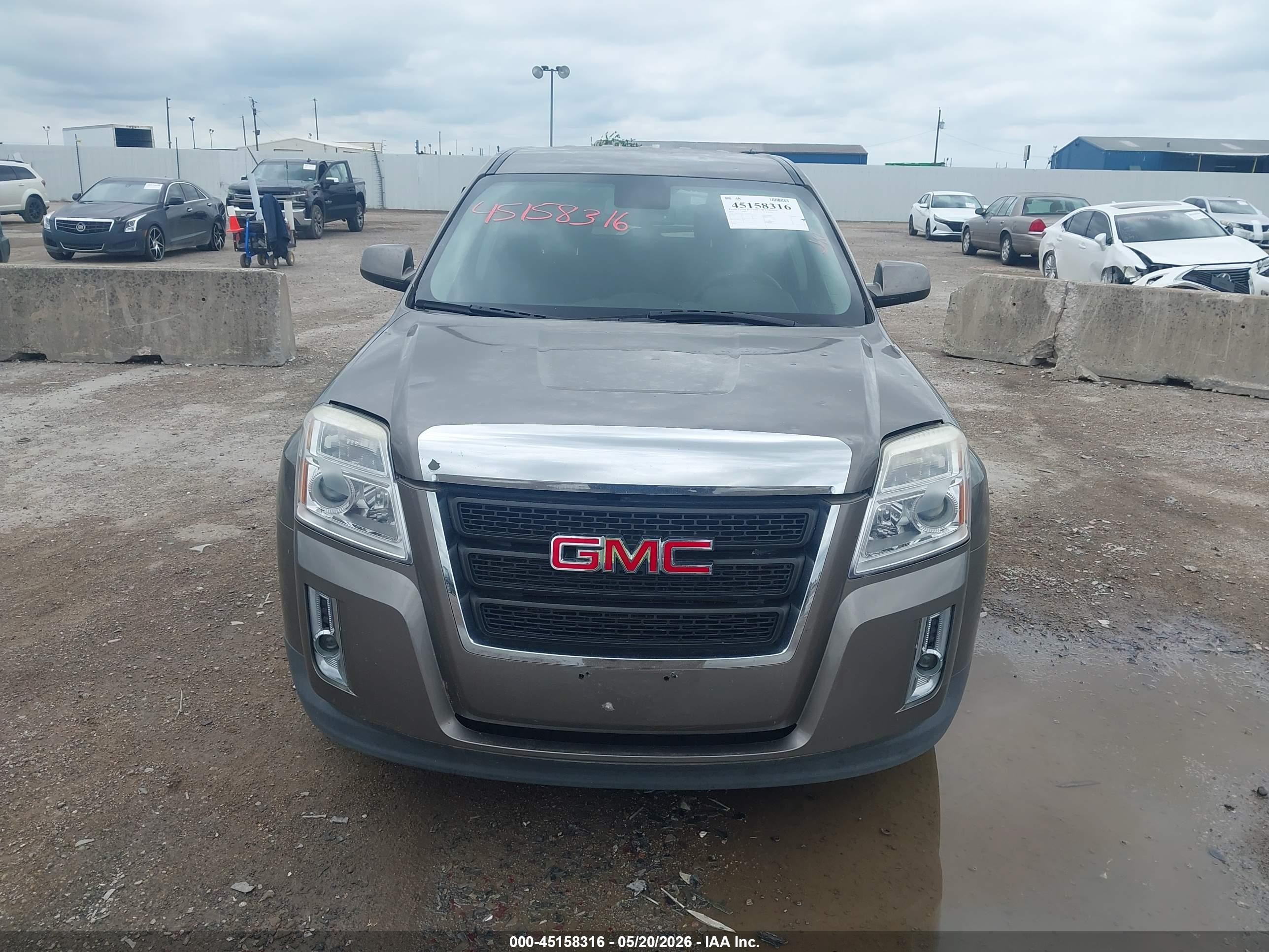 2012 Gmc Terrain Sle-1 Brown vin: 2GKALMEK2C6375630
