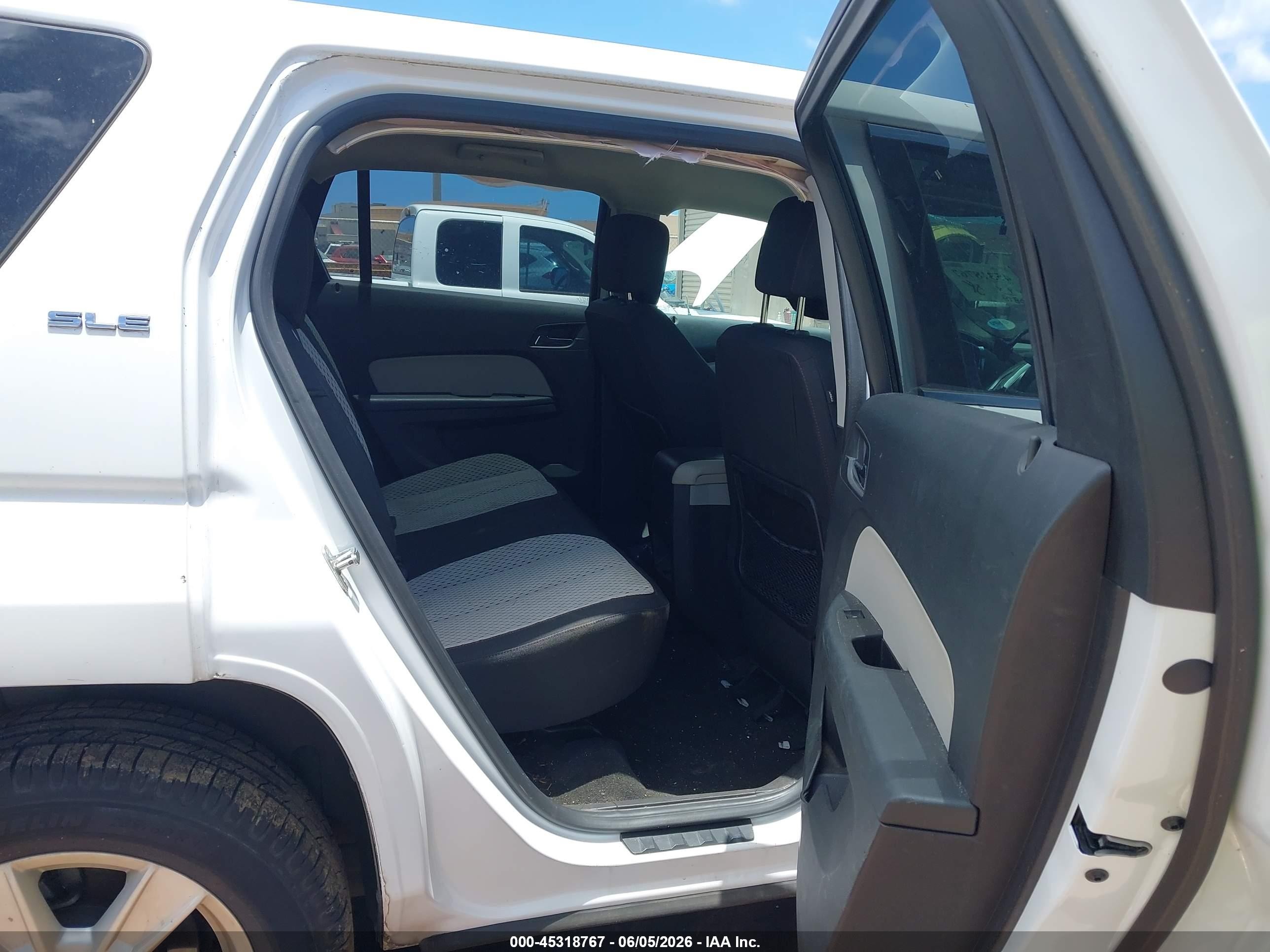 2013 Gmc Terrain Sle-1 White vin: 2GKALMEK2D6184999