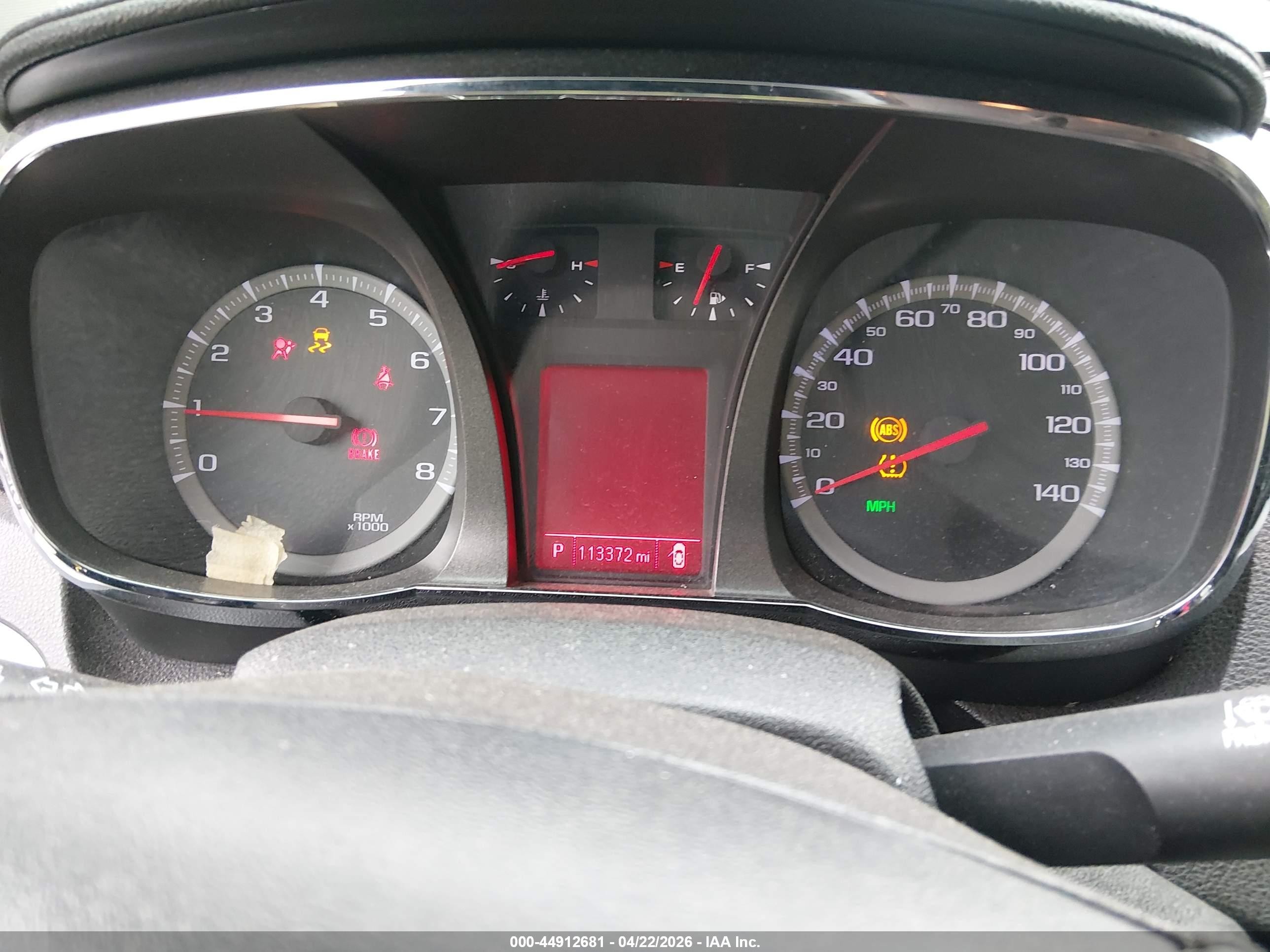 2013 Gmc Terrain Sle-1 Black vin: 2GKALMEK2D6255537