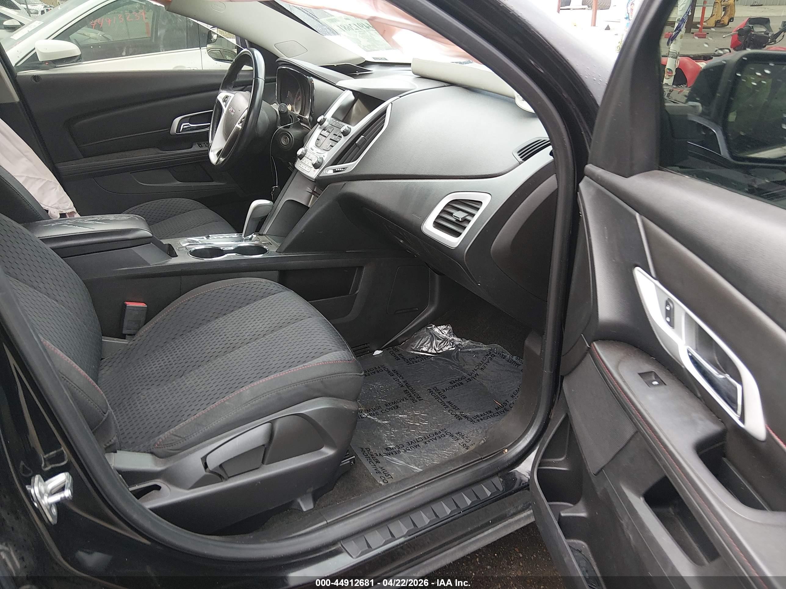 2013 Gmc Terrain Sle-1 Black vin: 2GKALMEK2D6255537