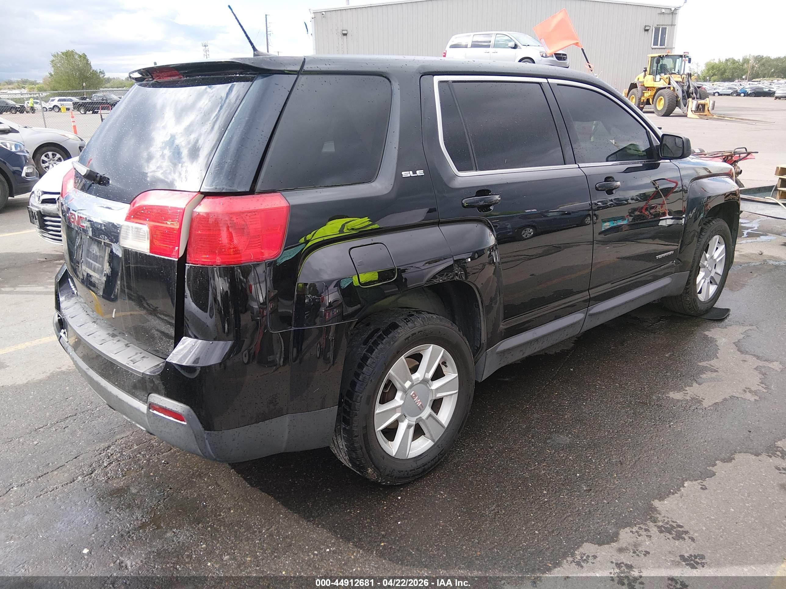 2013 Gmc Terrain Sle-1 Black vin: 2GKALMEK2D6255537