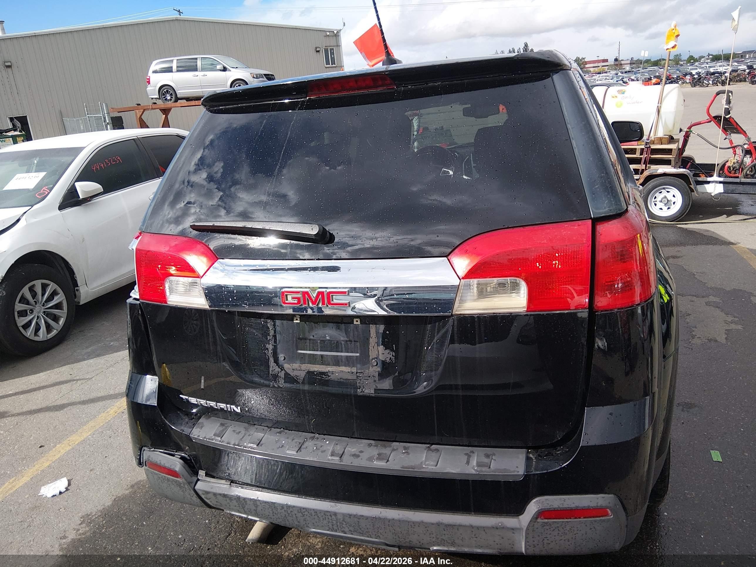 2013 Gmc Terrain Sle-1 Black vin: 2GKALMEK2D6255537