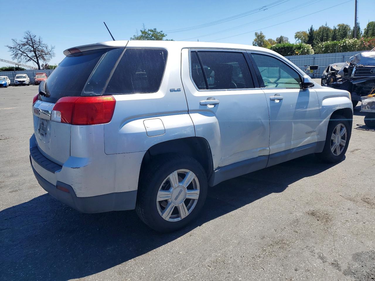 2014 Gmc Terrain Sle Silver vin: 2GKALMEK2E6164897