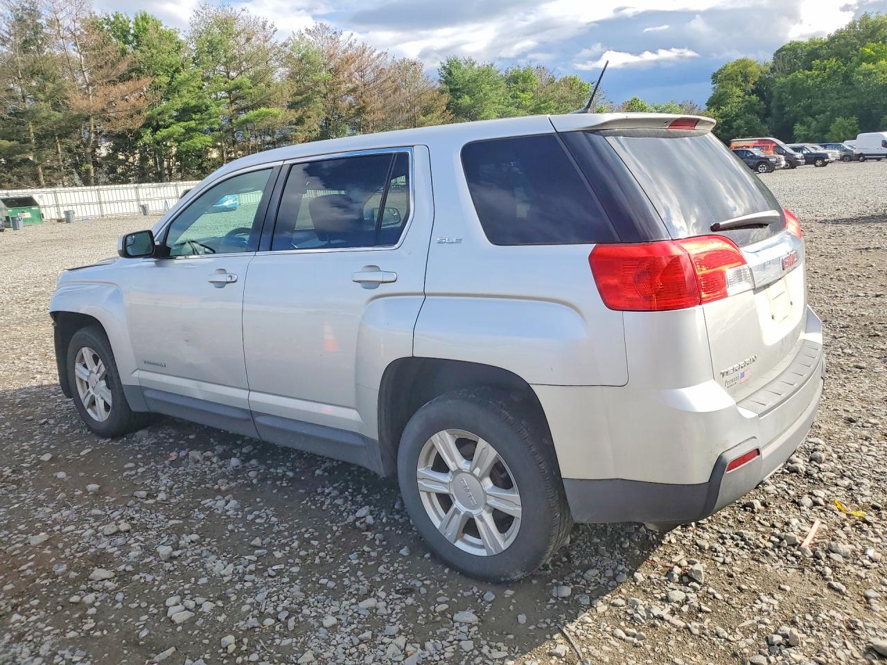2014 Gmc Terrain Sle Silver vin: 2GKALMEK2E6176774