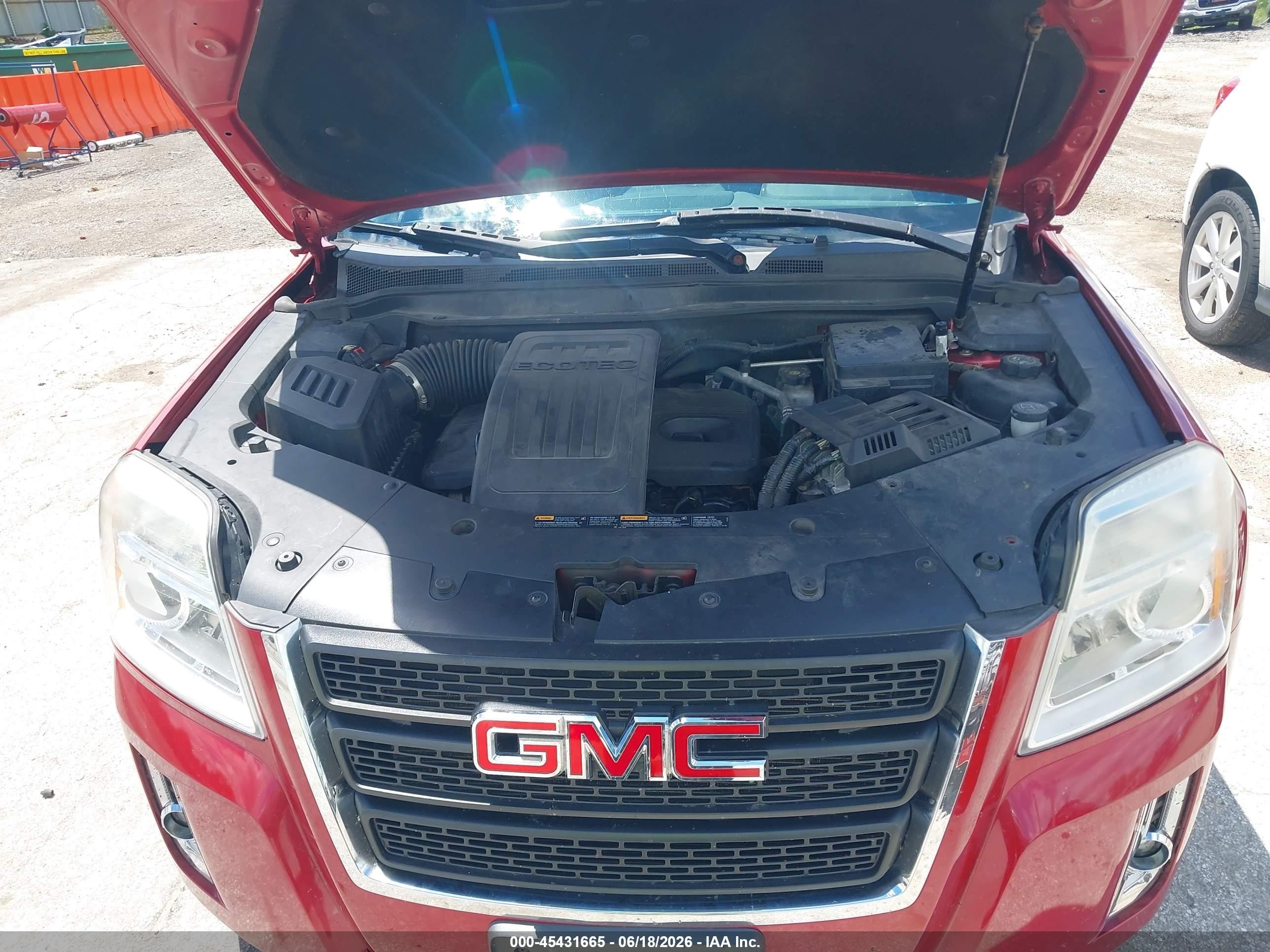 2014 Gmc Terrain Sle-1 Red vin: 2GKALMEK2E6178329