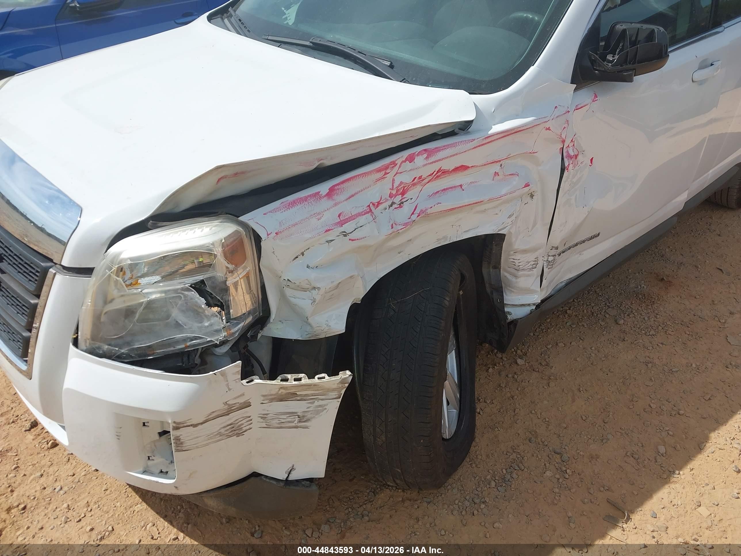 2014 Gmc Terrain Sle-1 White vin: 2GKALMEK2E6296879