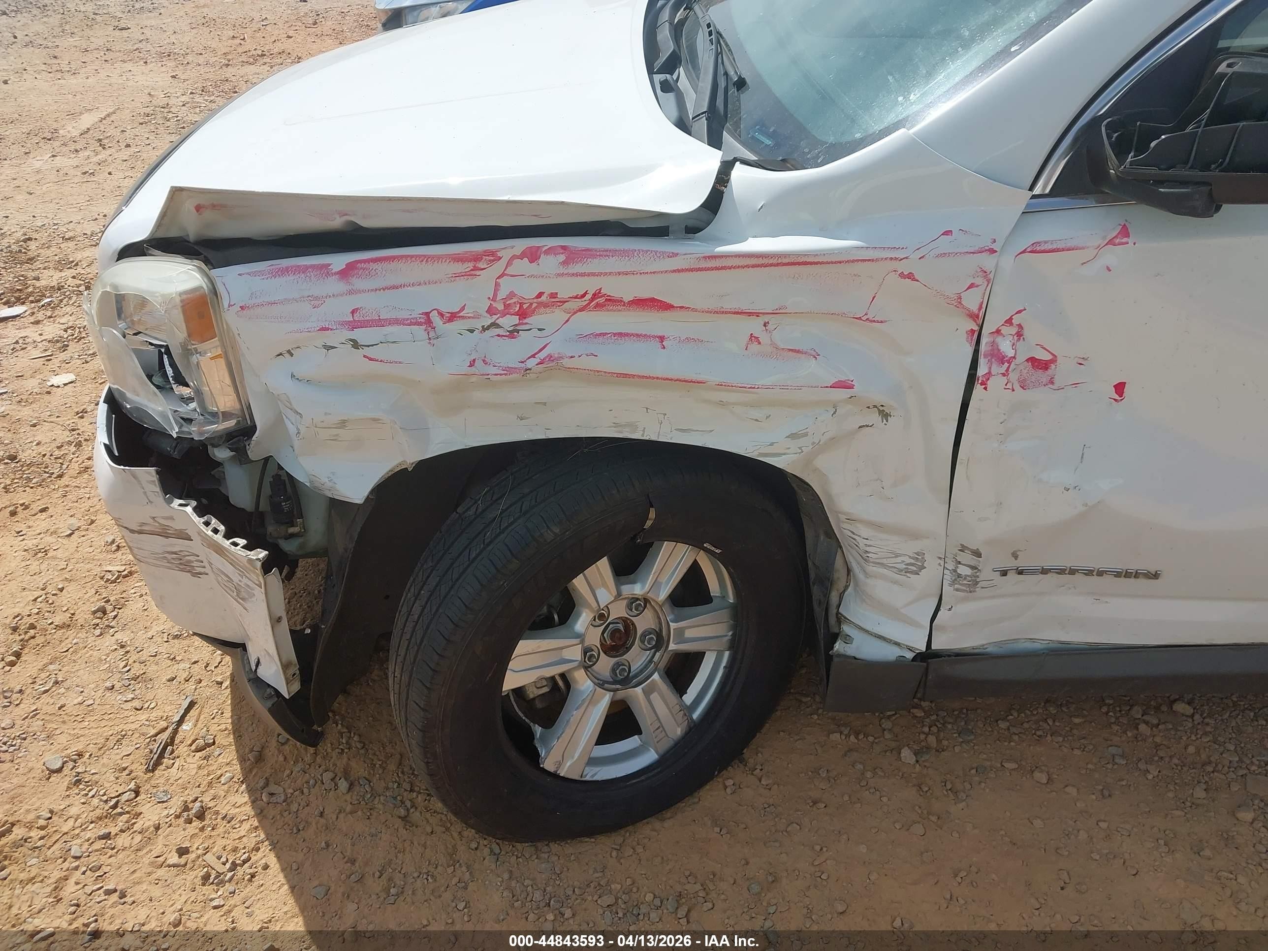 2014 Gmc Terrain Sle-1 White vin: 2GKALMEK2E6296879