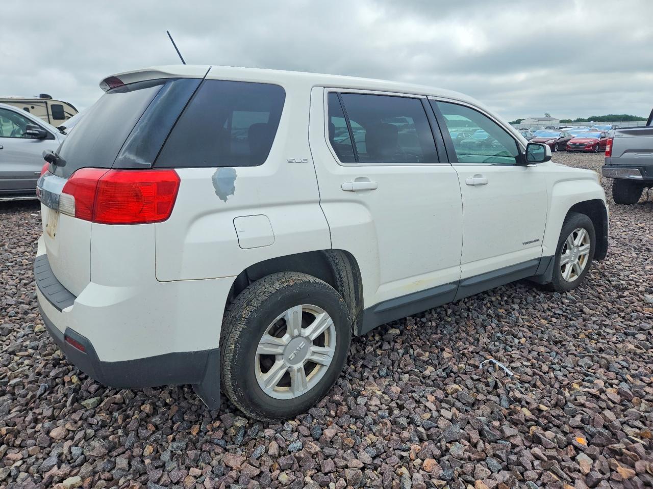 2015 Gmc Terrain Sle White vin: 2GKALMEK2F6136518