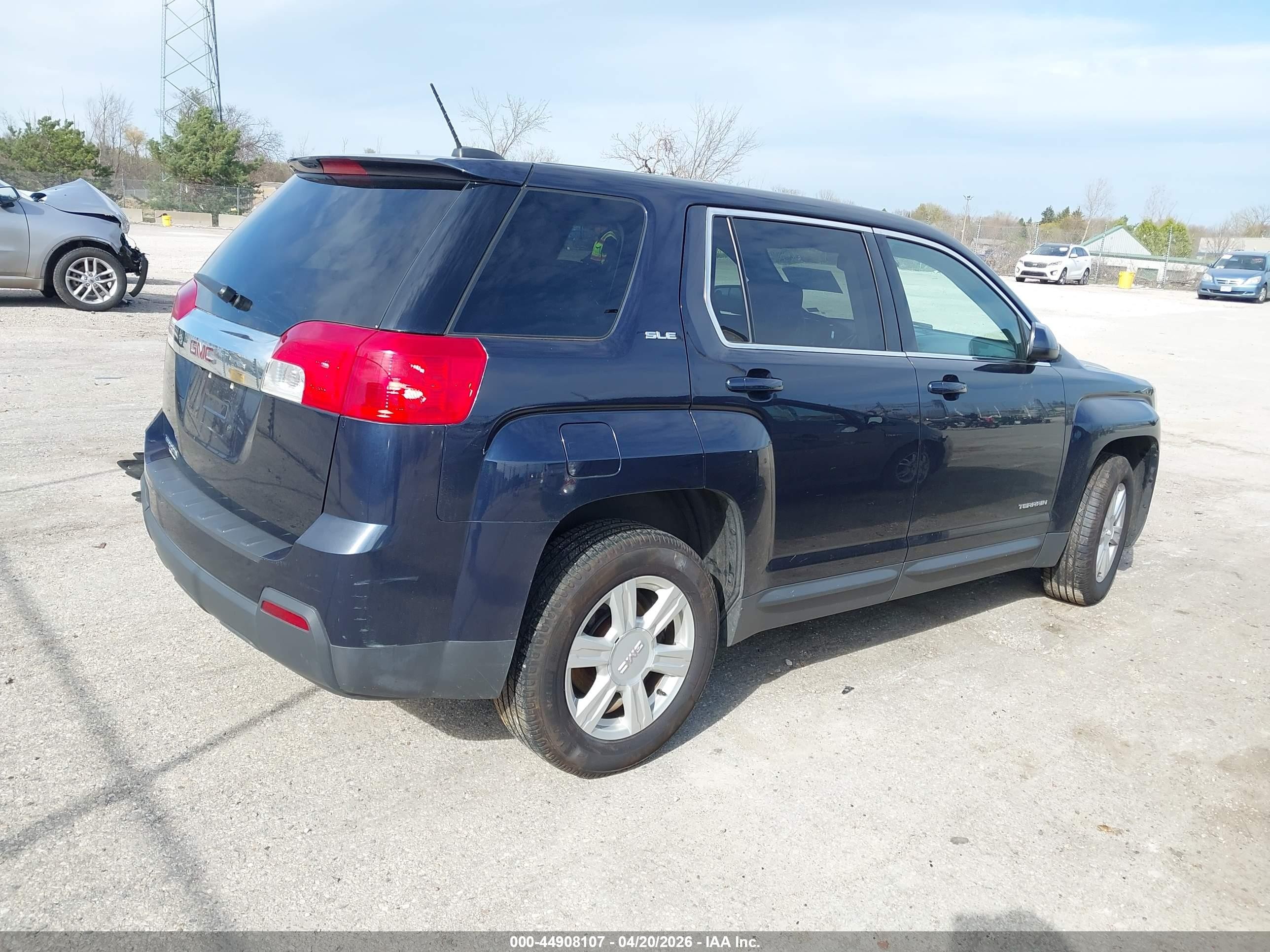 2015 Gmc Terrain Sle-1 Dark Blue vin: 2GKALMEK2F6184200