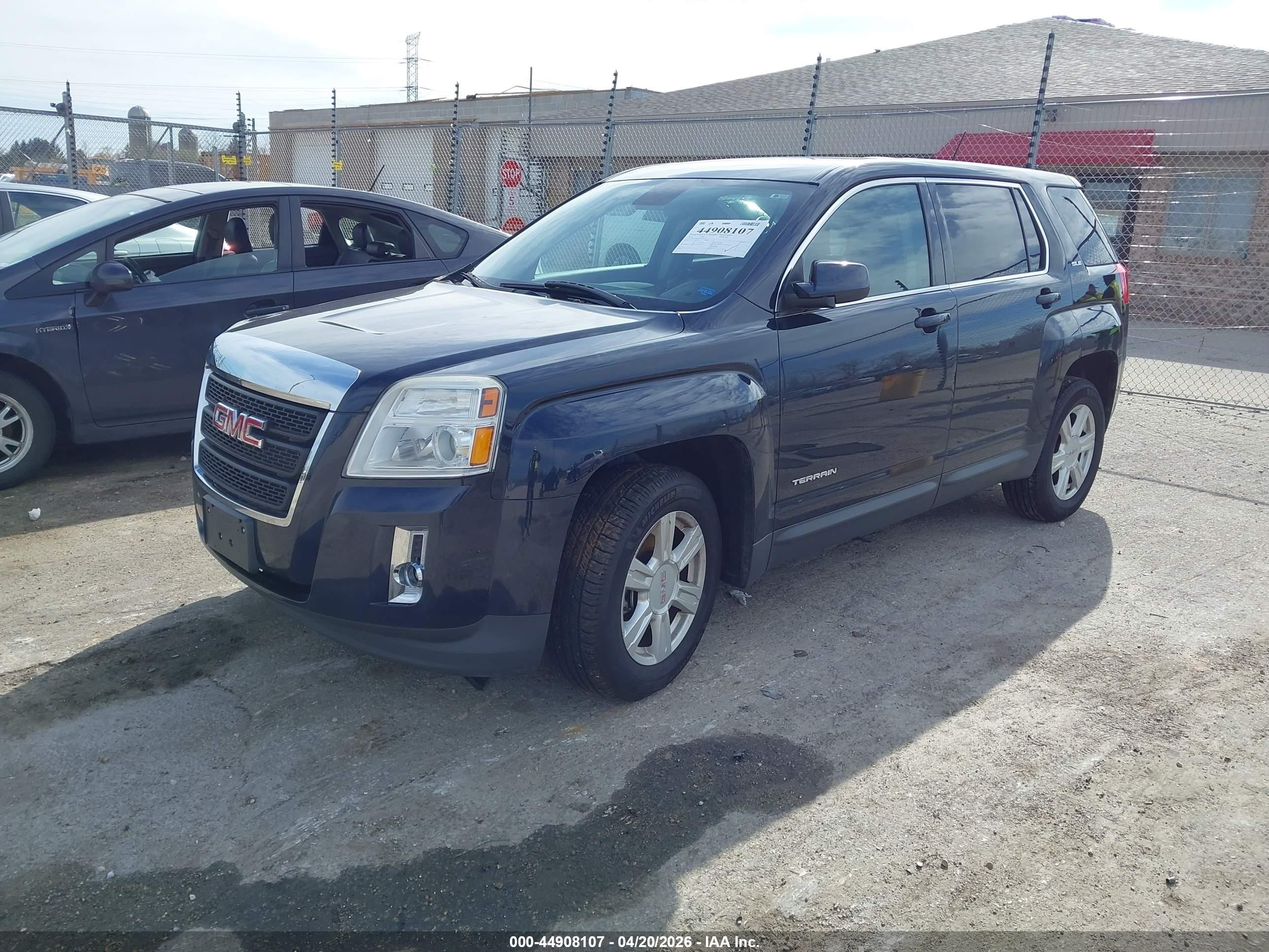 2015 Gmc Terrain Sle-1 Dark Blue vin: 2GKALMEK2F6184200