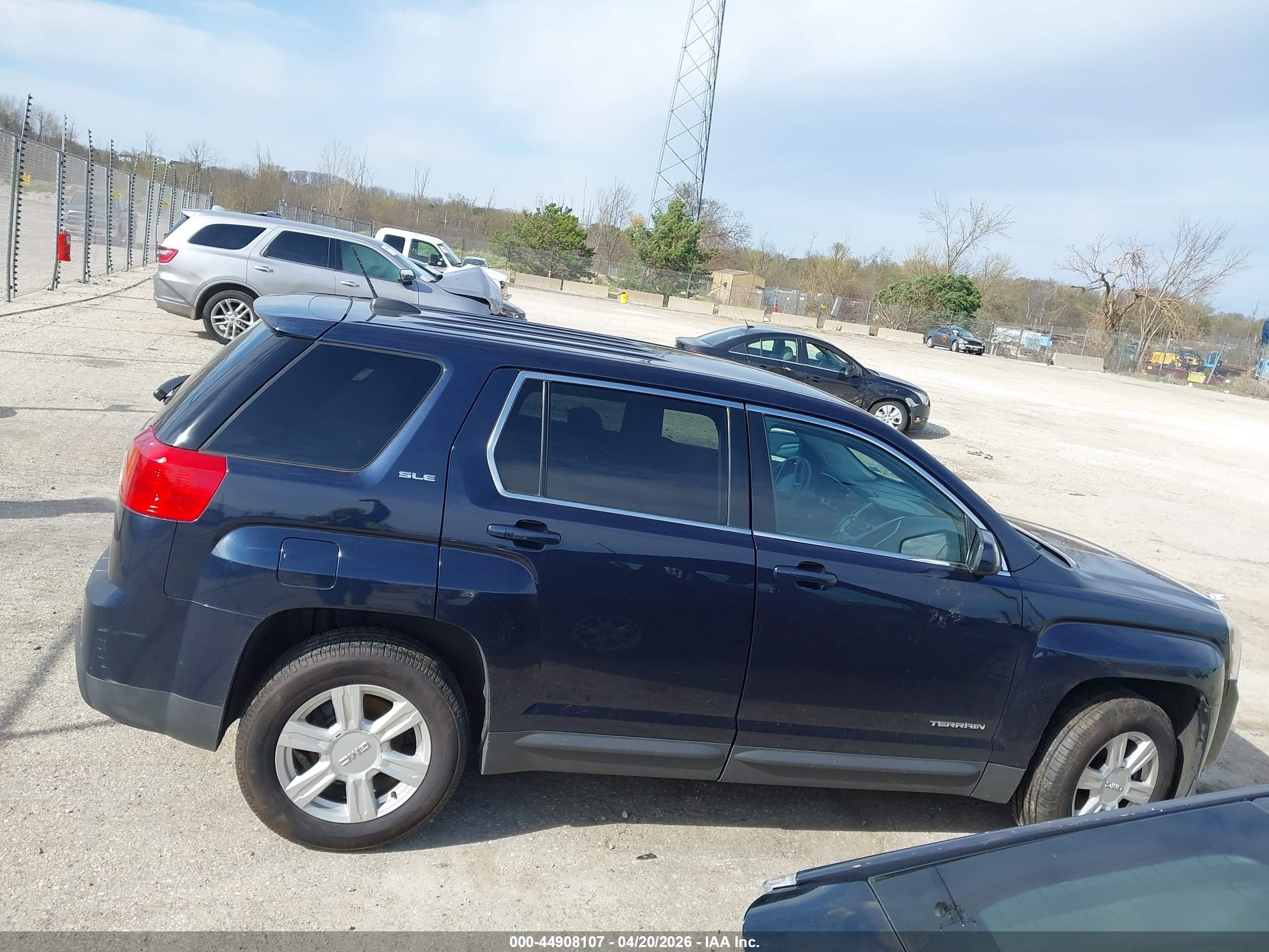 2015 Gmc Terrain Sle-1 Dark Blue vin: 2GKALMEK2F6184200