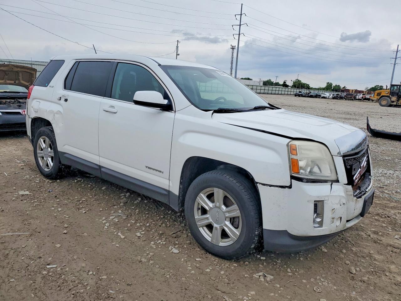 2015 Gmc Terrain Sle White vin: 2GKALMEK2F6200332