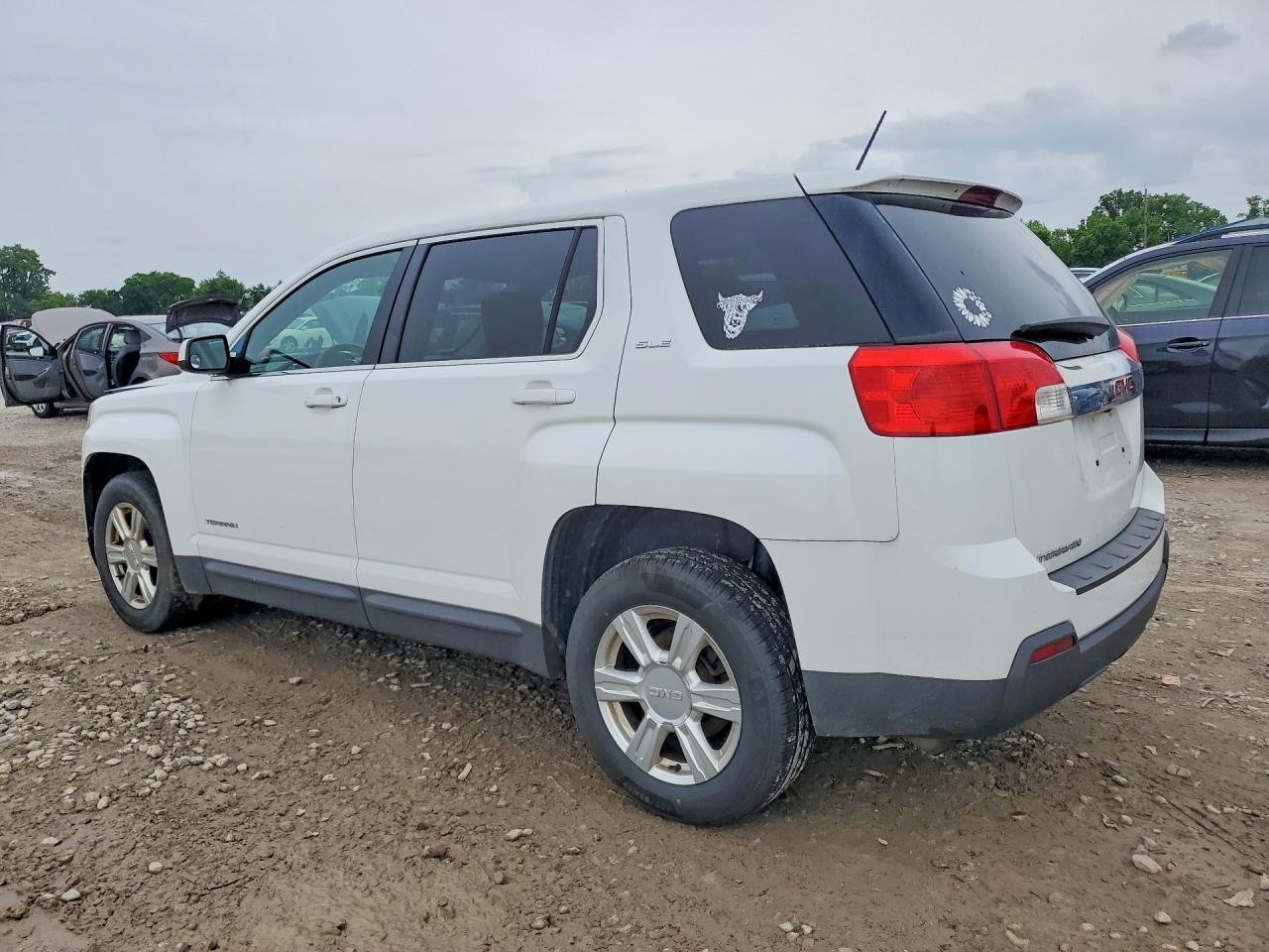 2015 Gmc Terrain Sle White vin: 2GKALMEK2F6200332