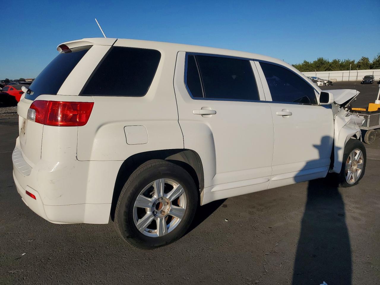 2015 Gmc Terrain Sle White vin: 2GKALMEK2F6367158